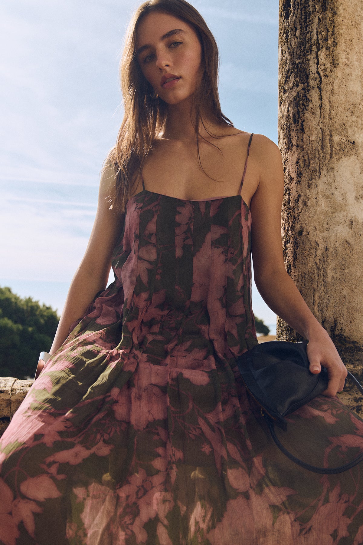 Maxime Dress, Spring Perfume Print