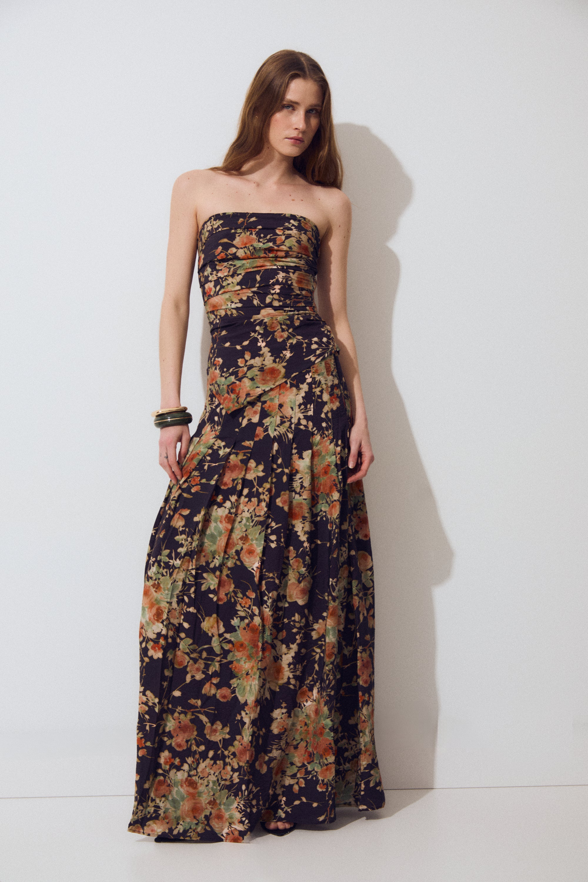 Marianne Skirt, Dark Romance Print