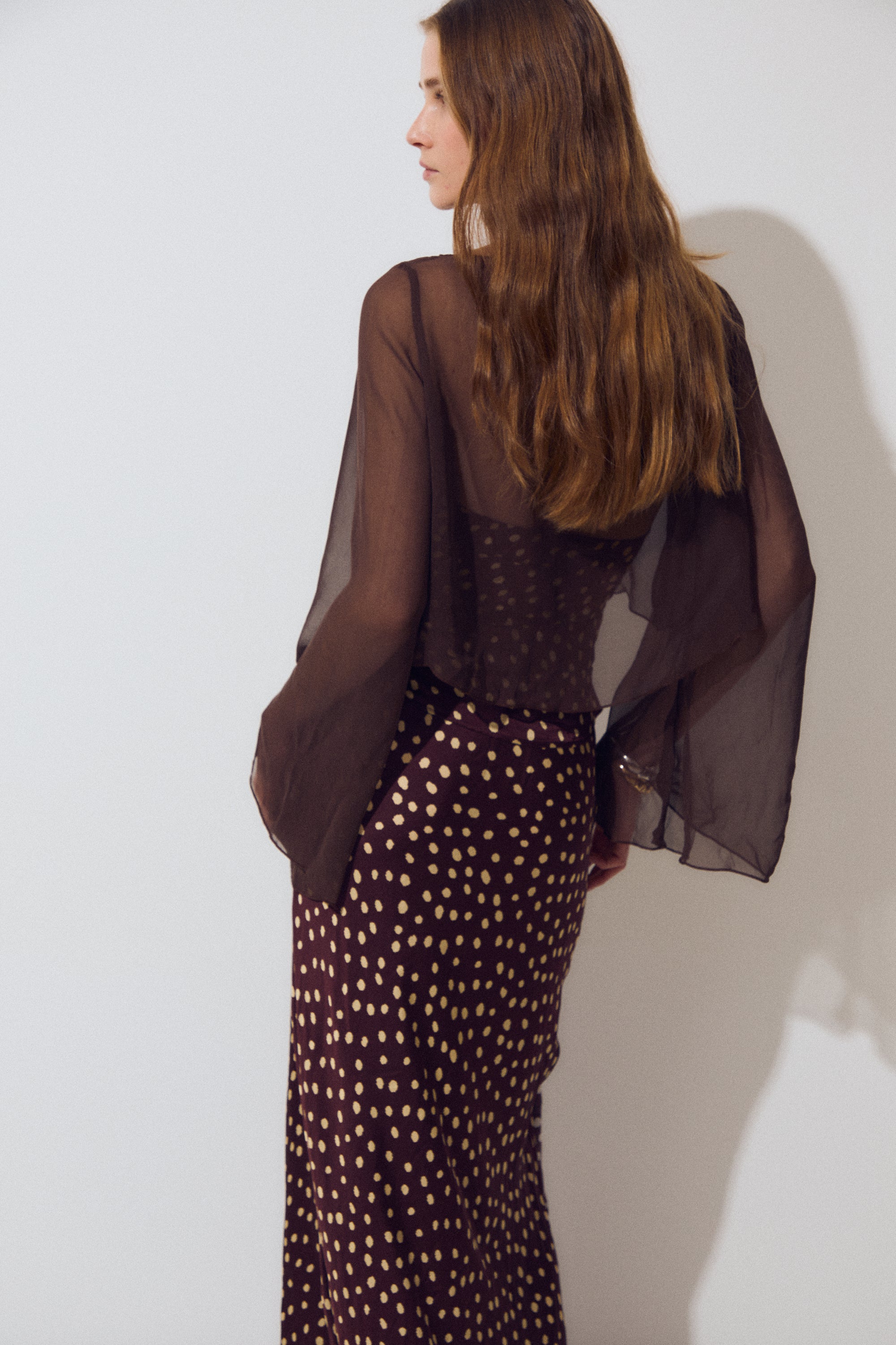 Bruma Shawl, Hazelnut Silk