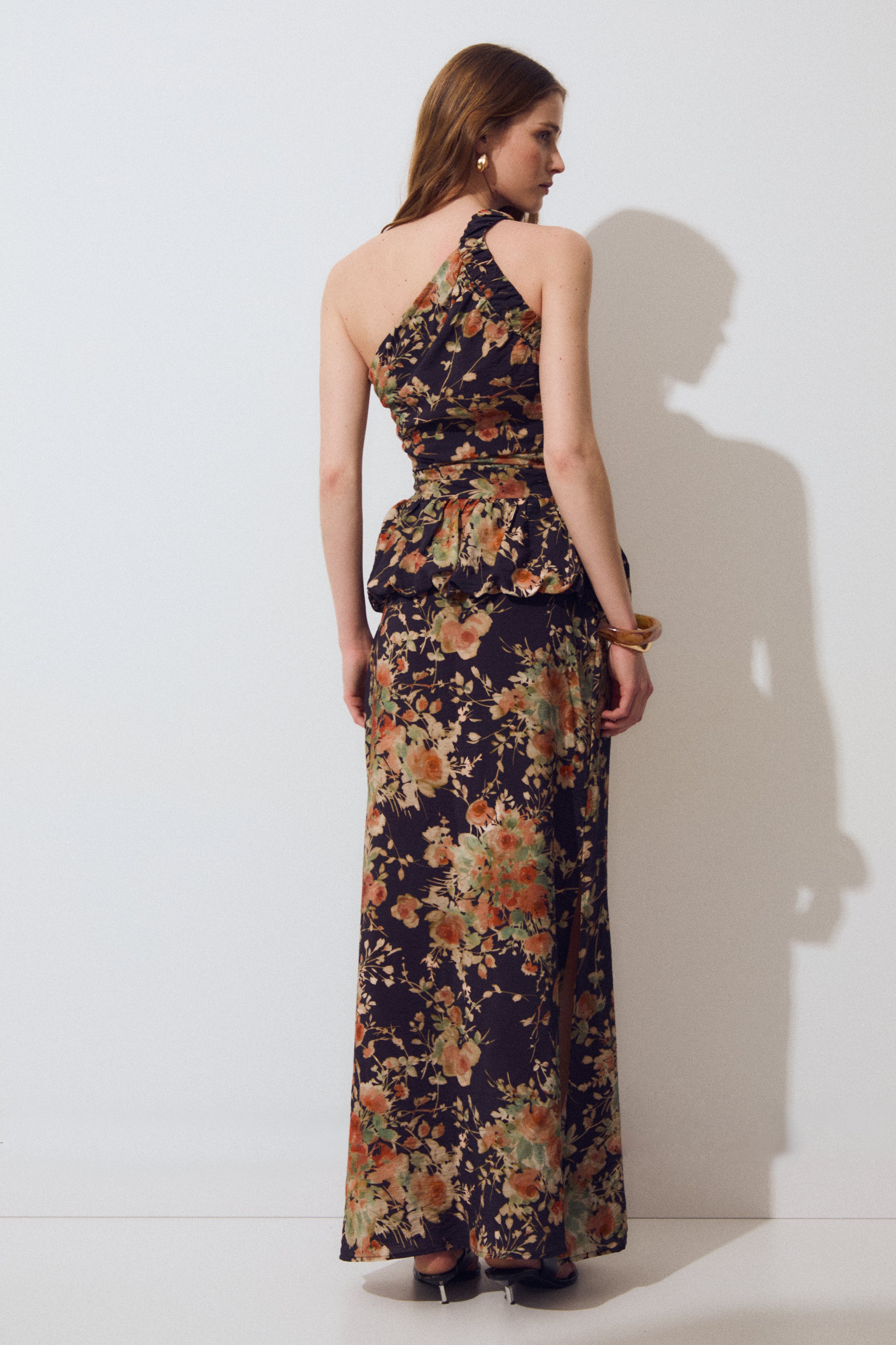 Roselle Top, Dark Romance Print