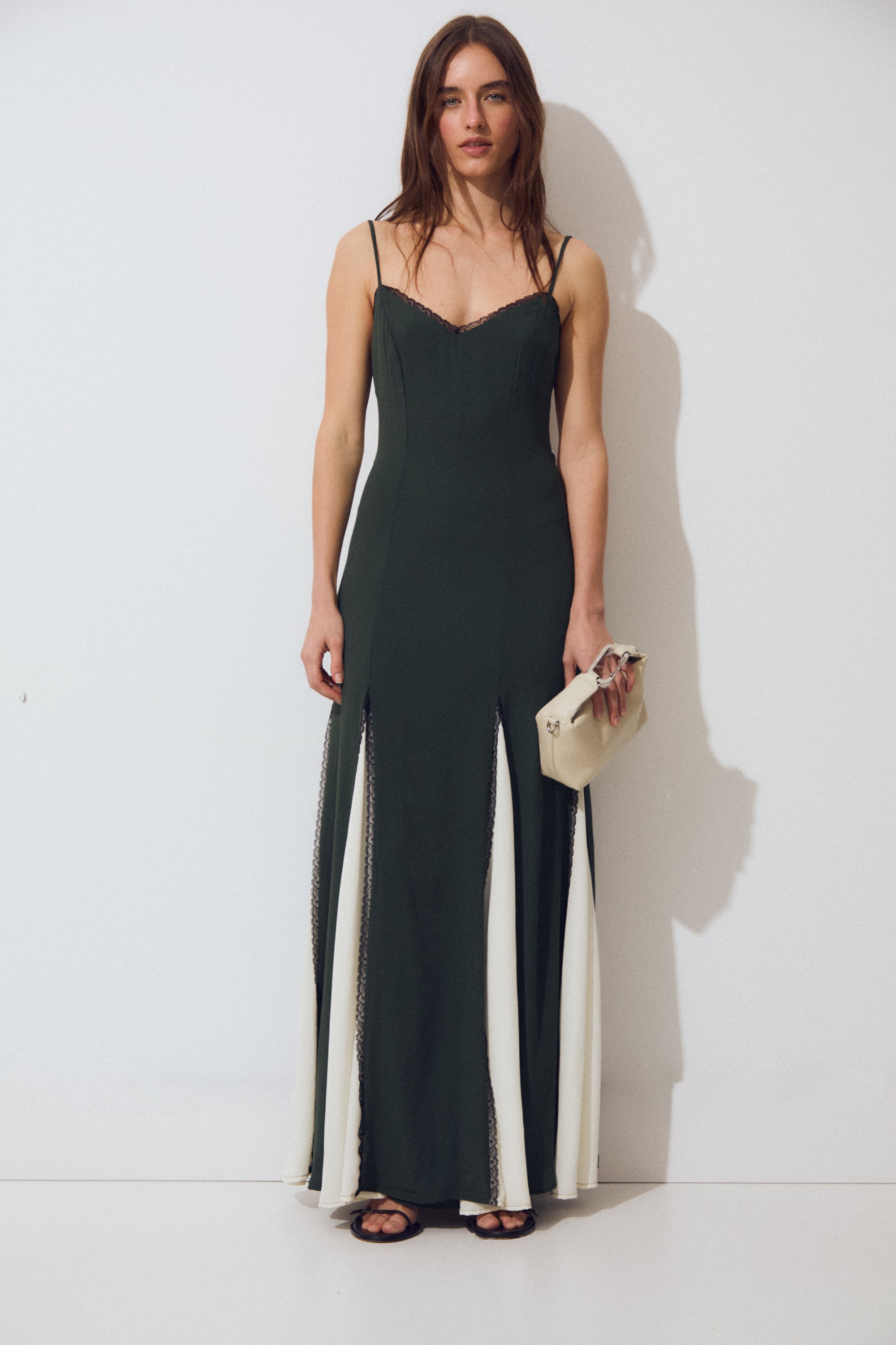 Eira Dress, Dark Green