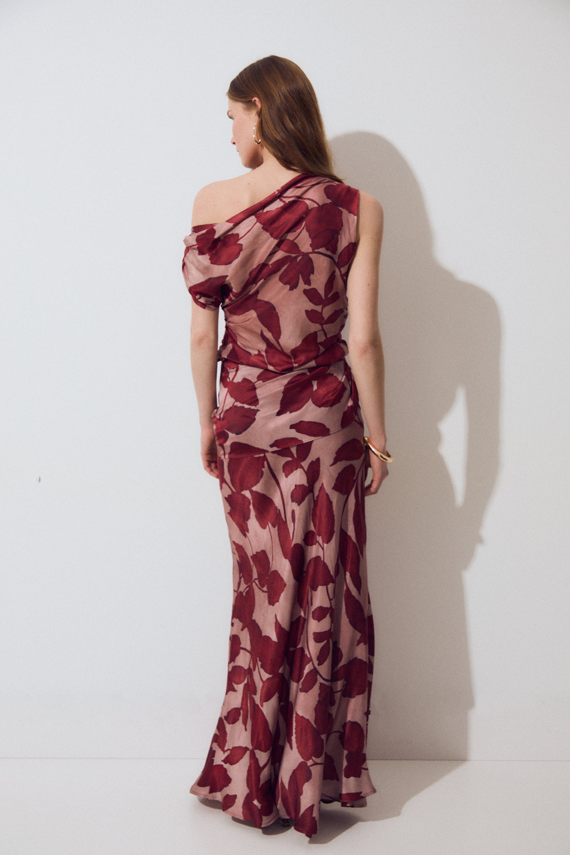Helene Top, Silk Flower Print