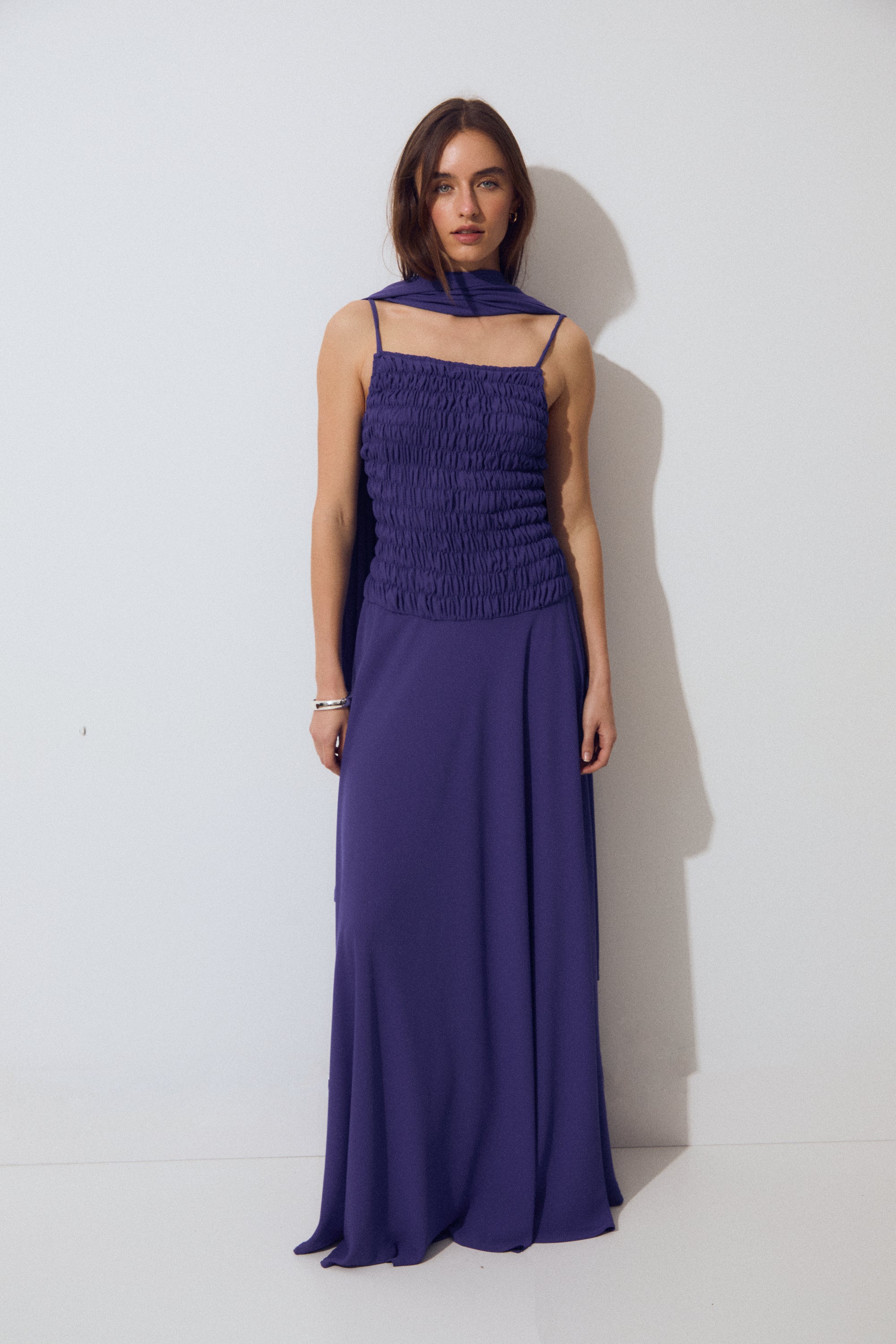 Brisa Shawl, Melanzano