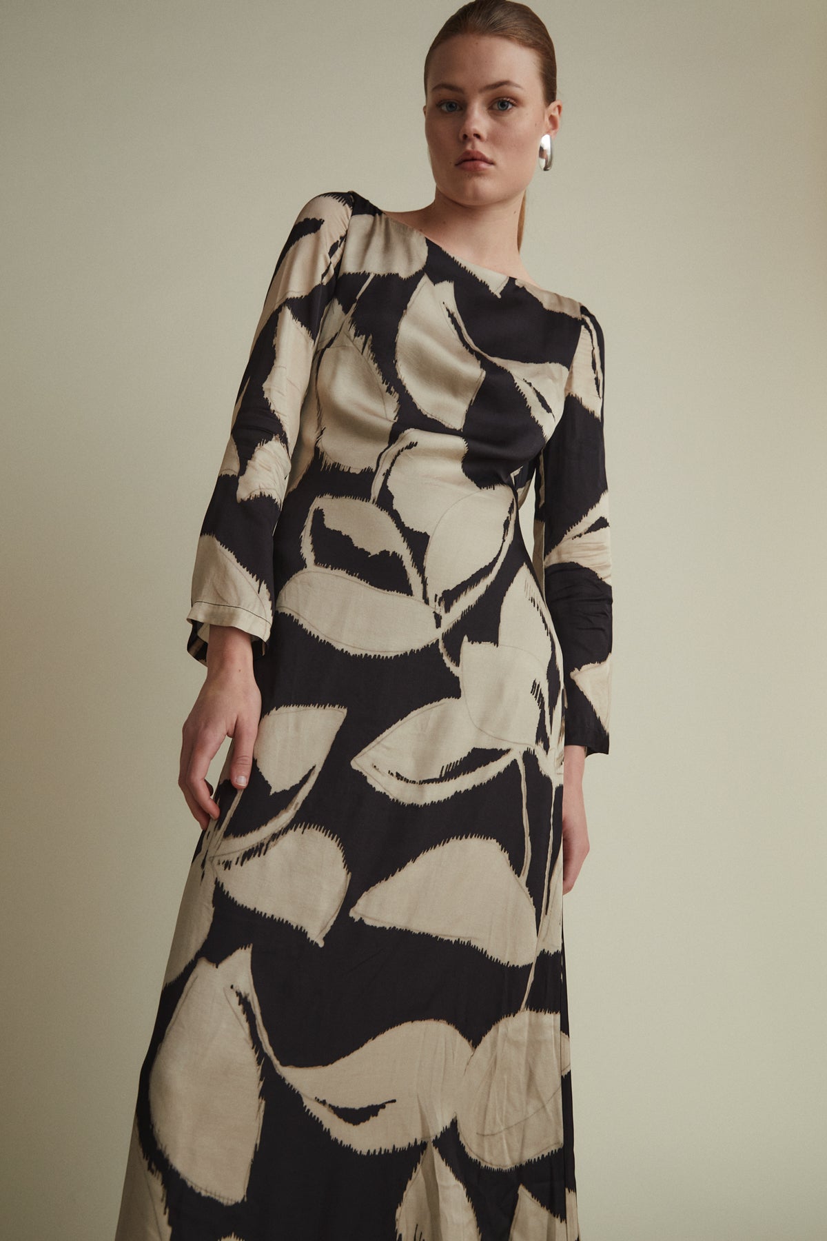 Avani Dress, B&W