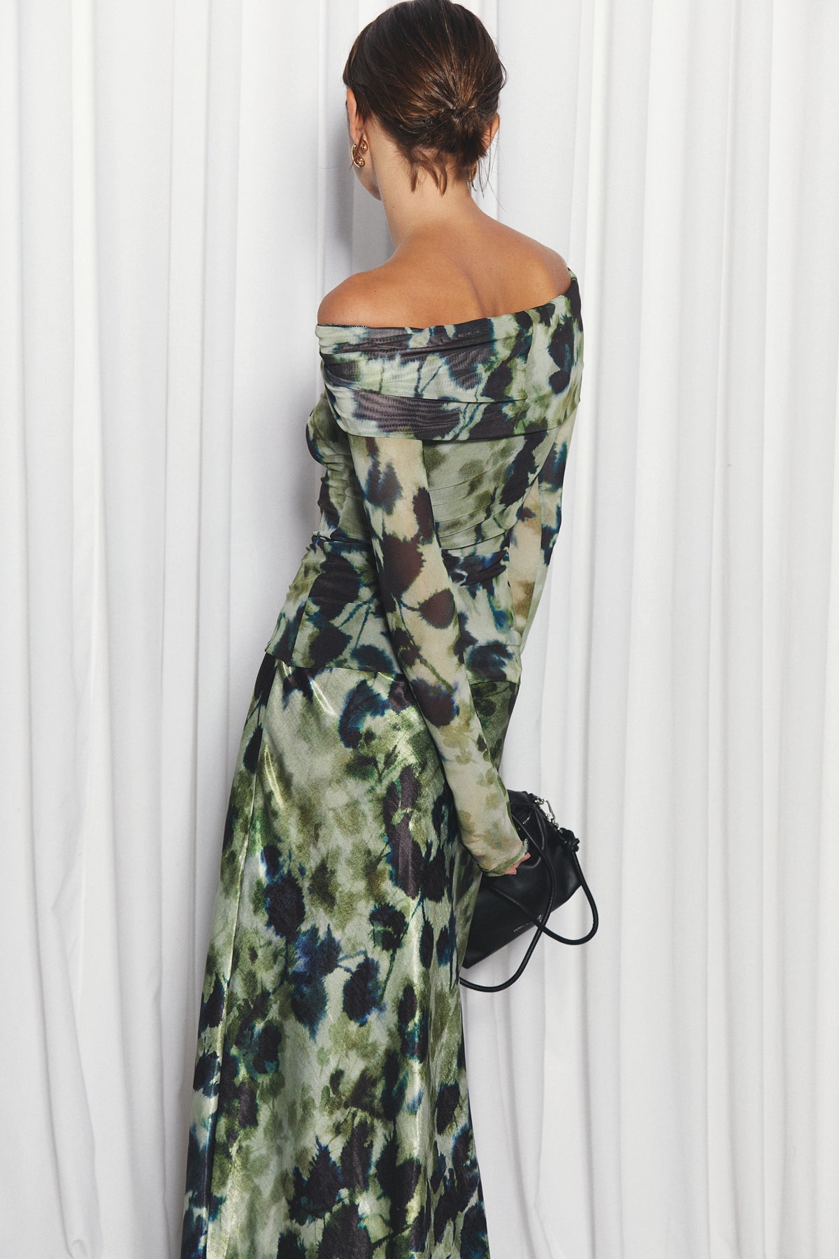 Cassie Top, Olivine Print