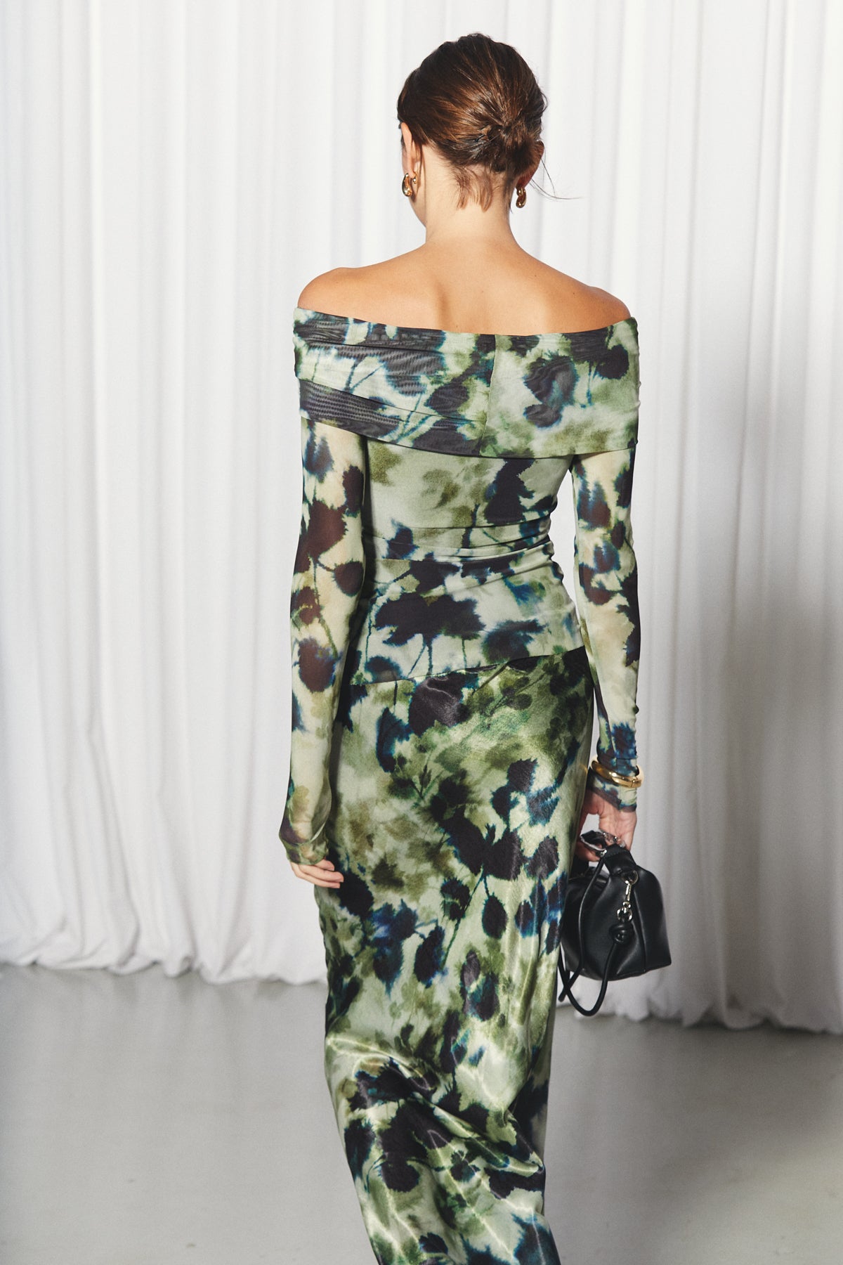 Cassie Top, Olivine Print
