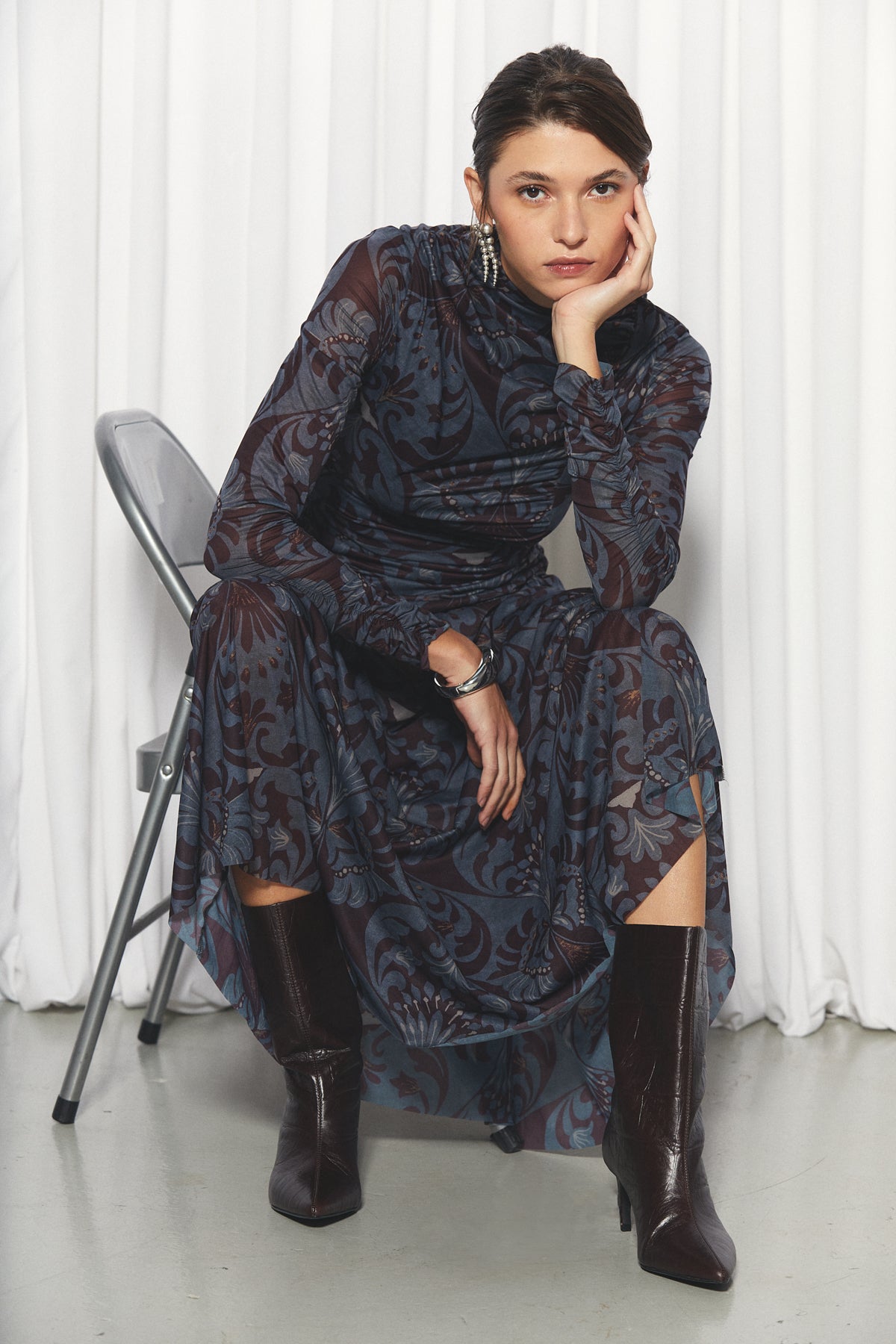 Stella Dress, Ethereal Print