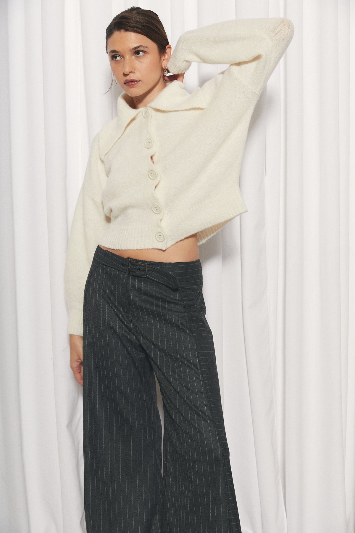 Aurora Cardigan, White