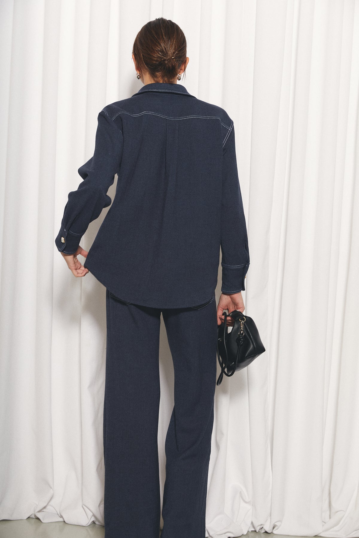 Fiona Shirt, Moonlit Wool