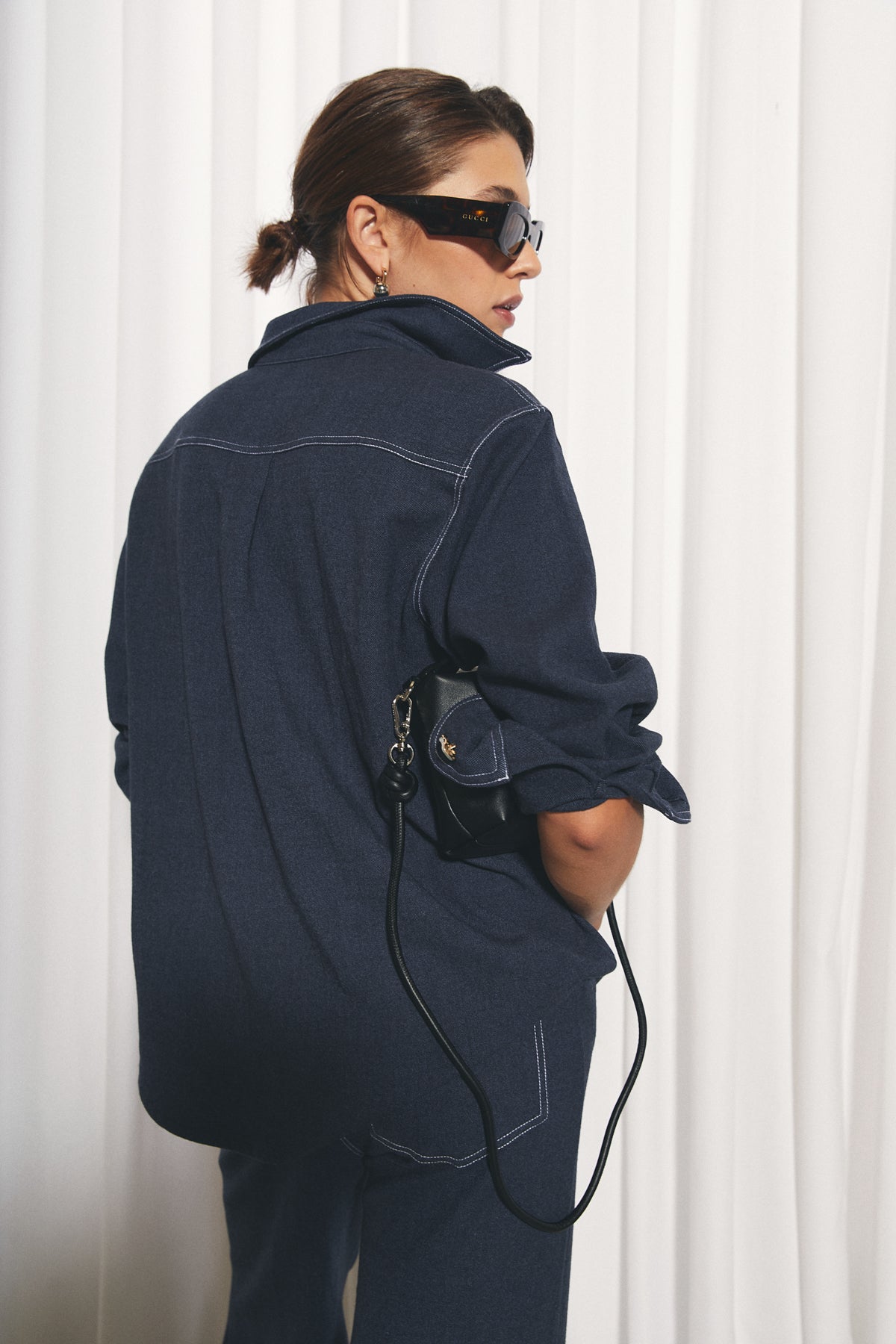 Fiona Shirt, Moonlit Wool