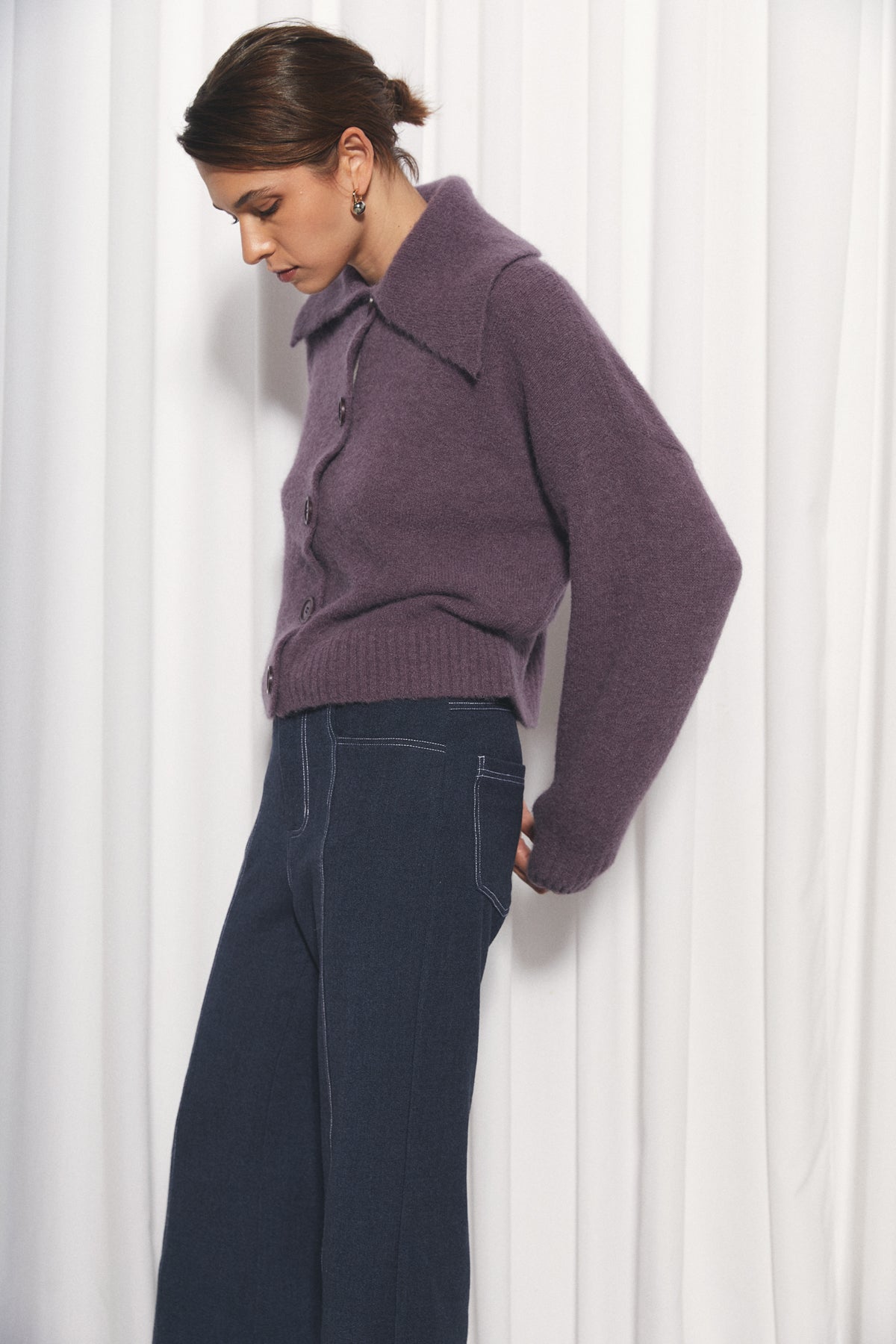 Aurora Cardigan, Lavender