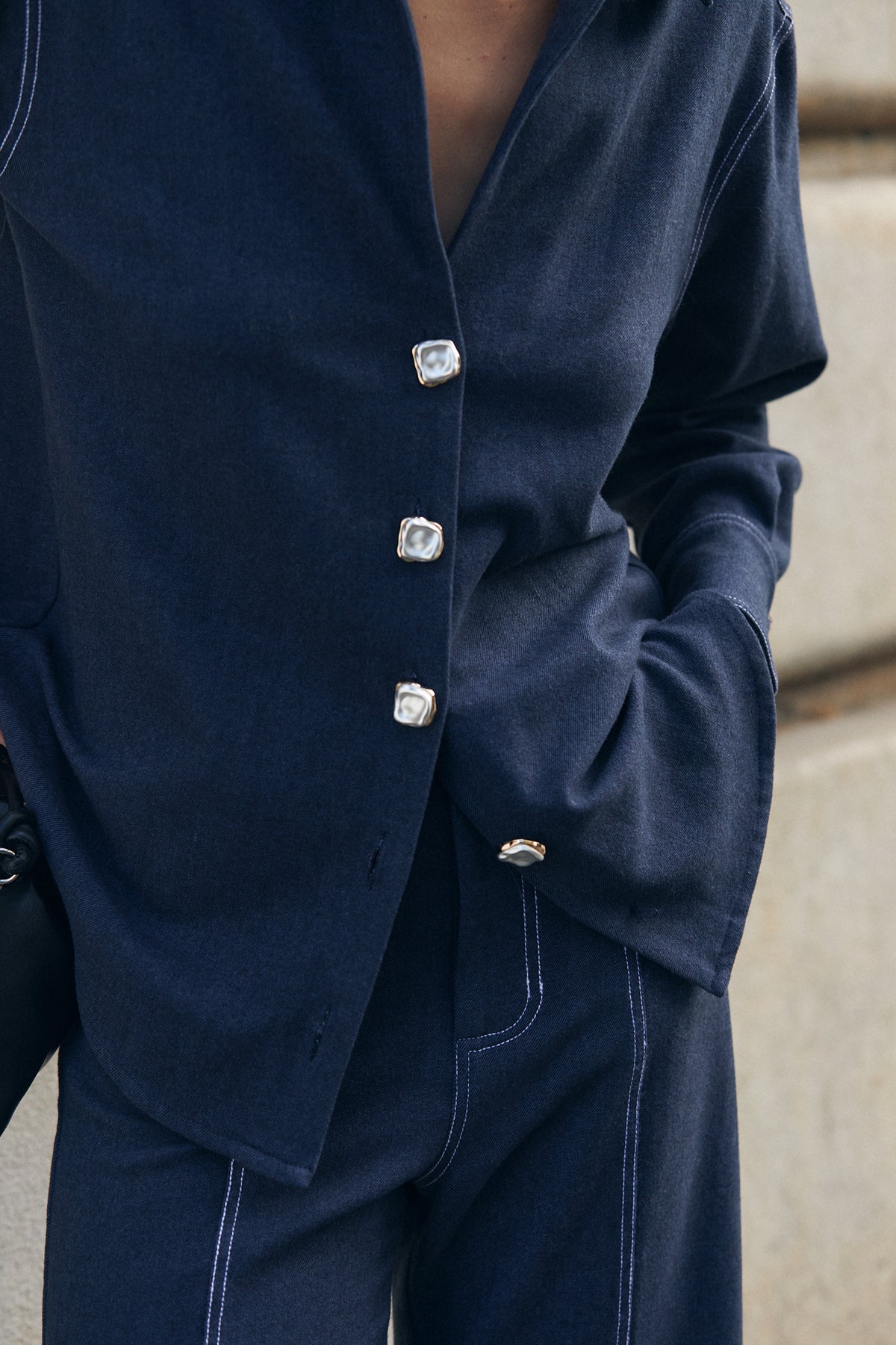 Fiona Shirt, Moonlit Wool