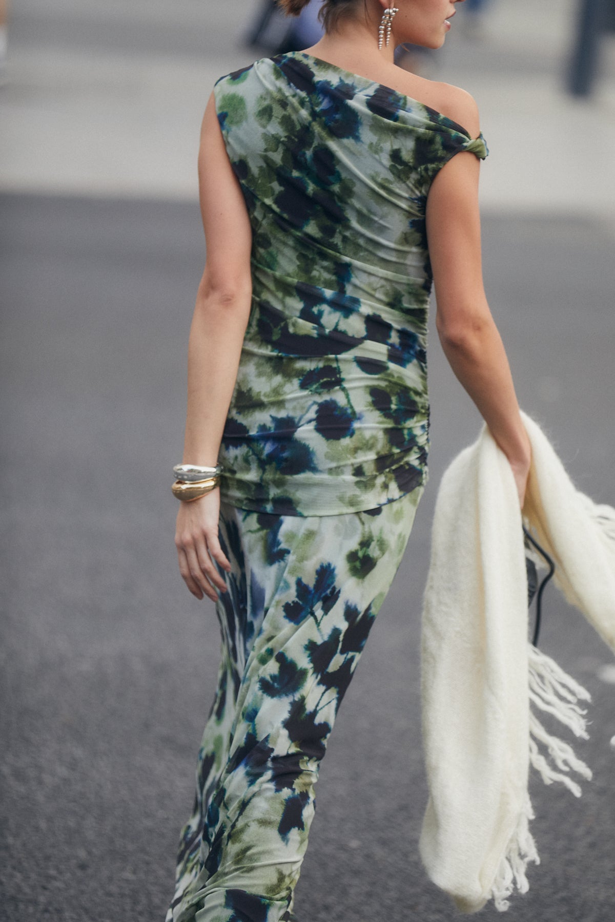 Dunia Dress, Olivine Print