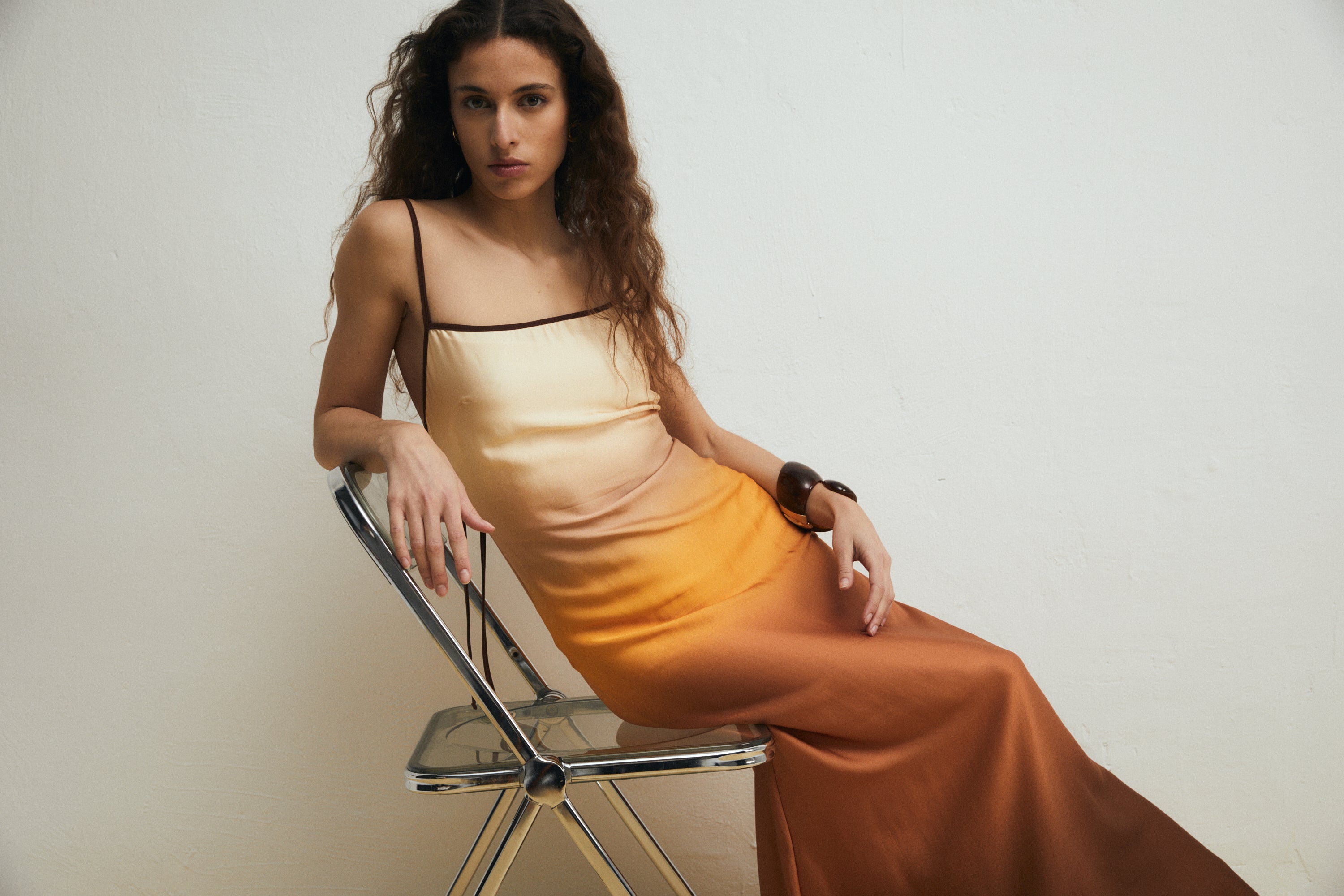 Paula Dress, Sunset Print