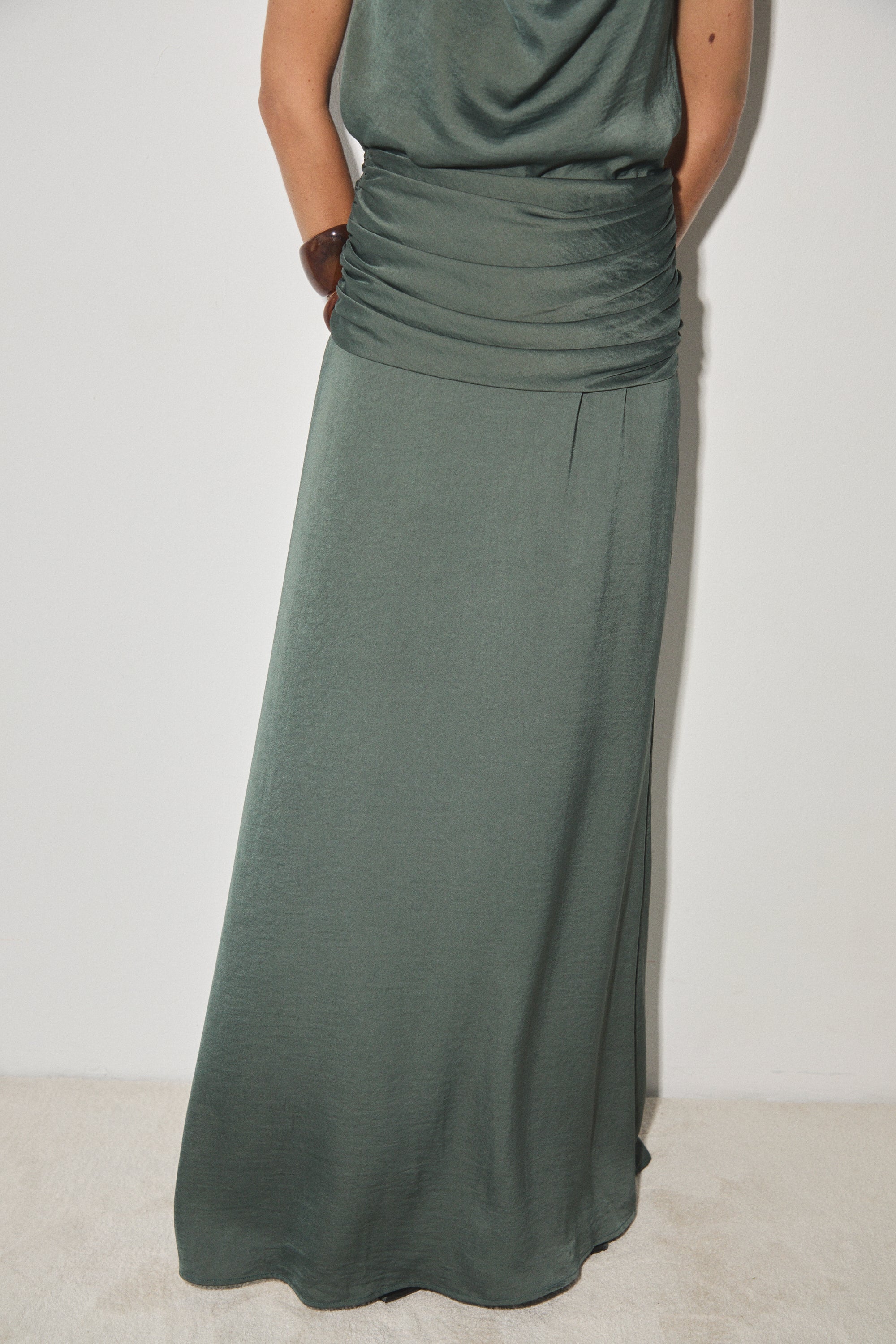 Elise Skirt, Khaki