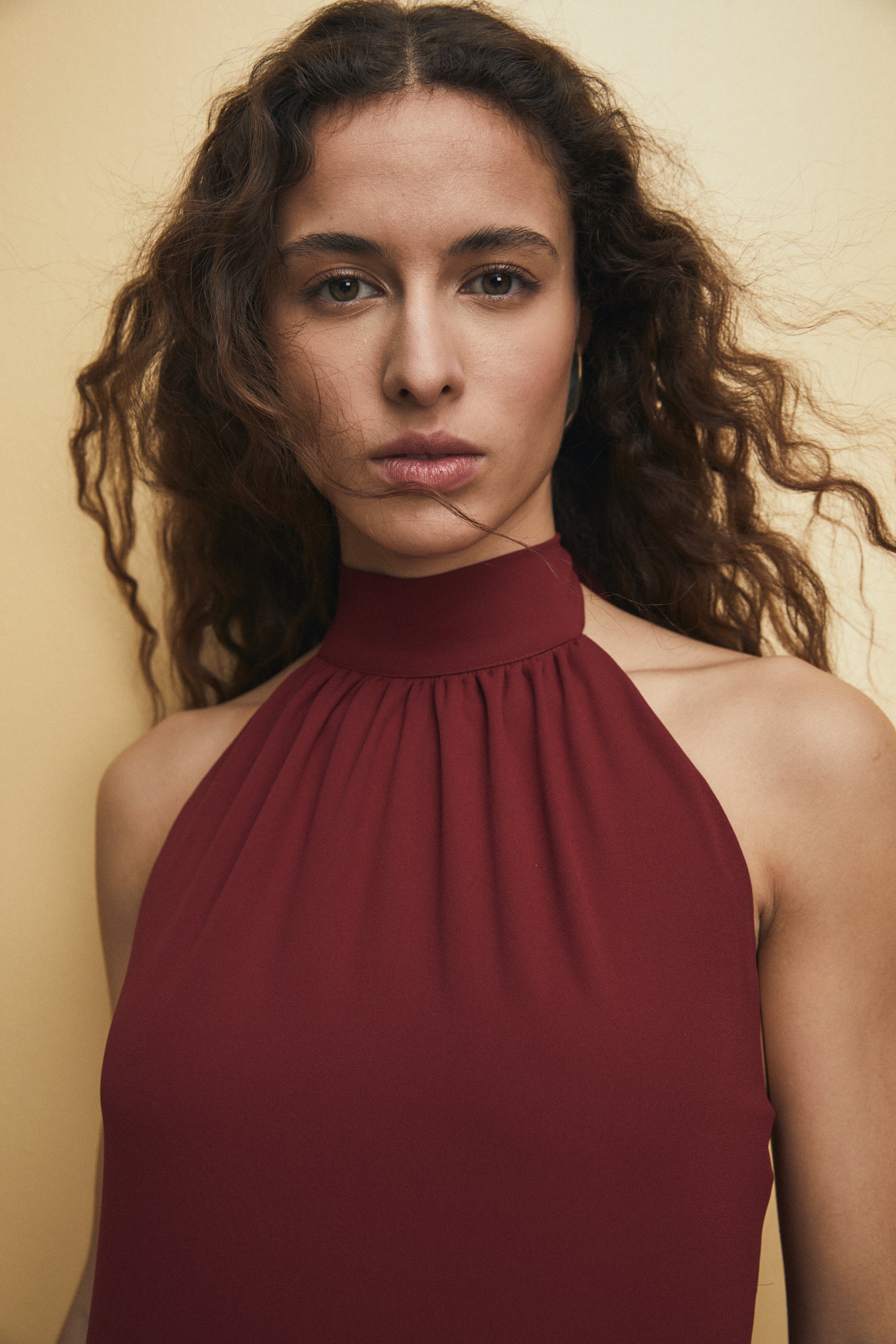 Ayla Dress, Burgundy