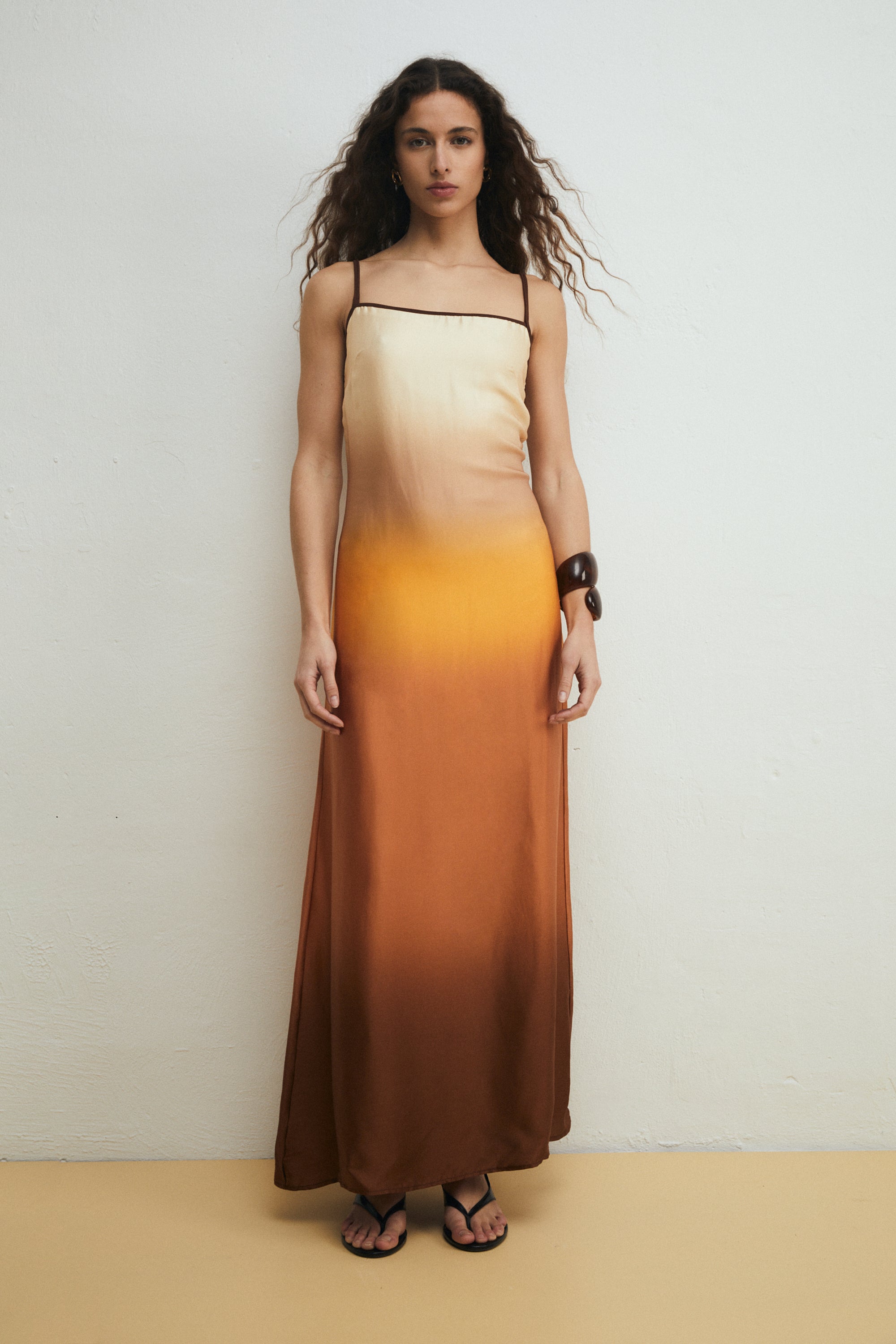 Paula Dress, Sunset Print