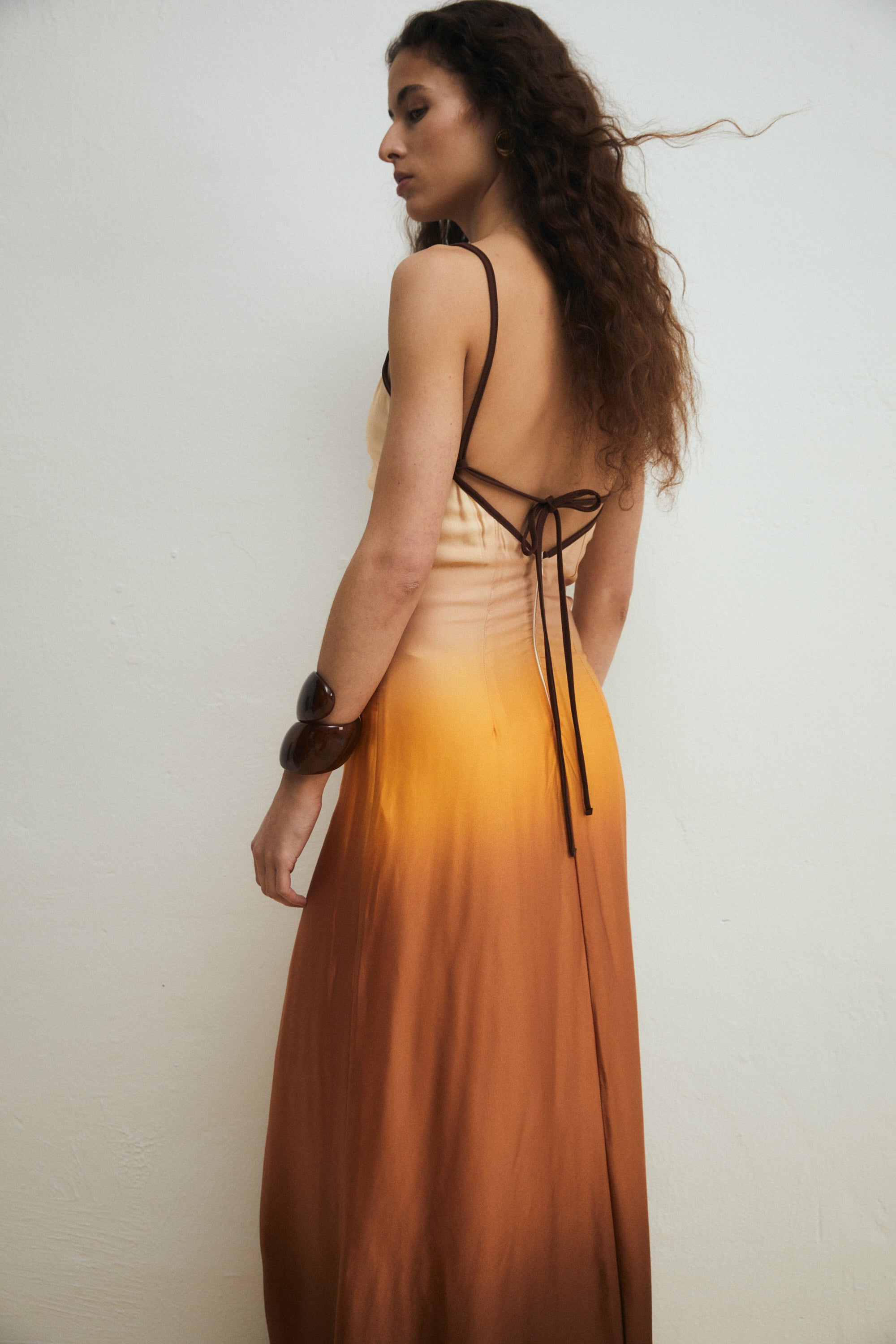 Paula Dress, Sunset Print
