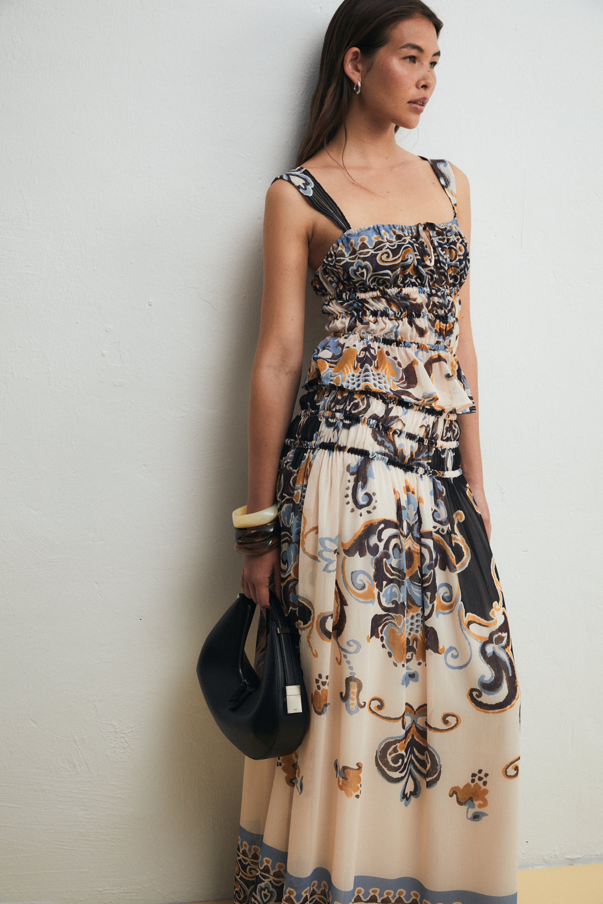 Naia Top, Resort Print