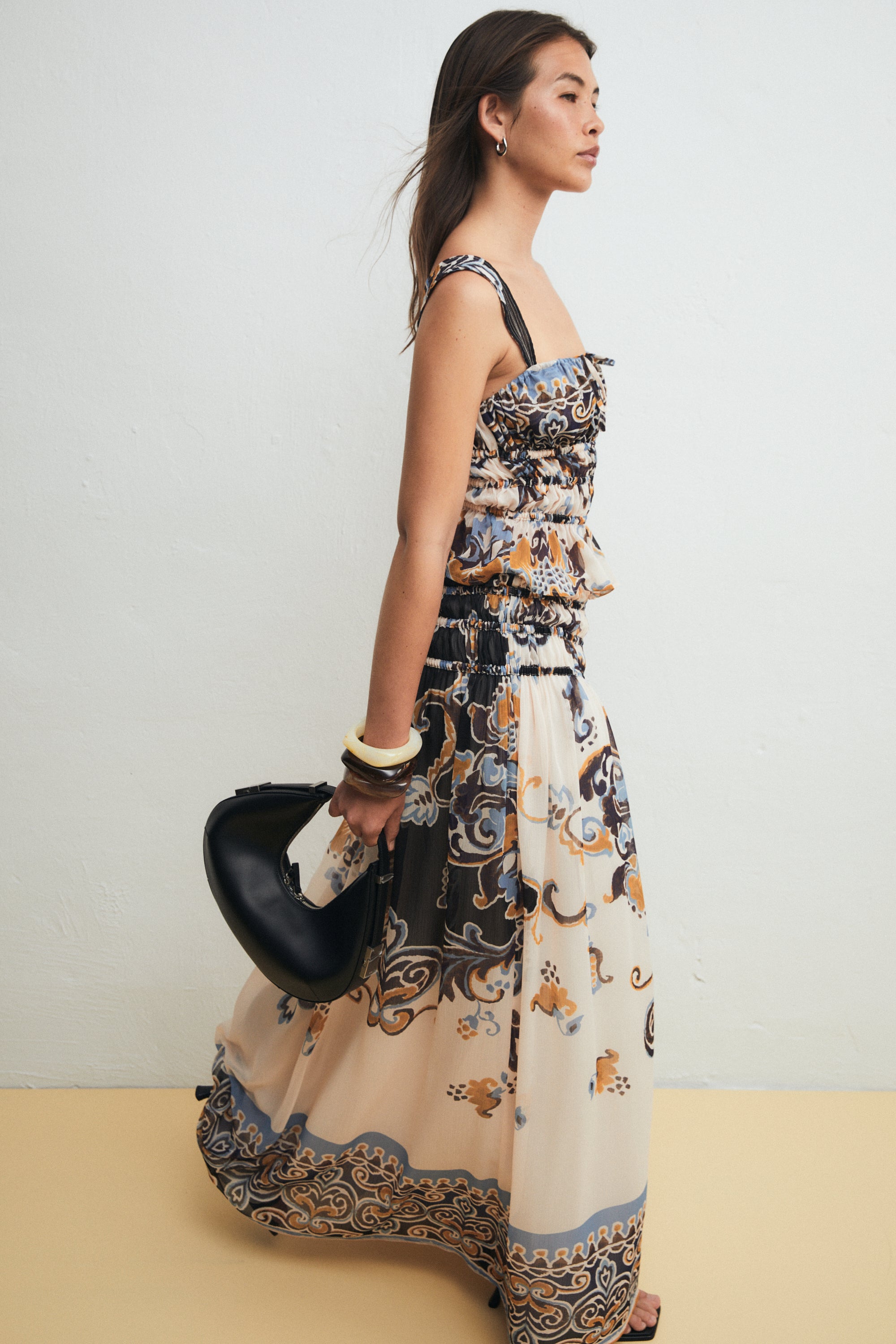 Naia Top, Resort Print