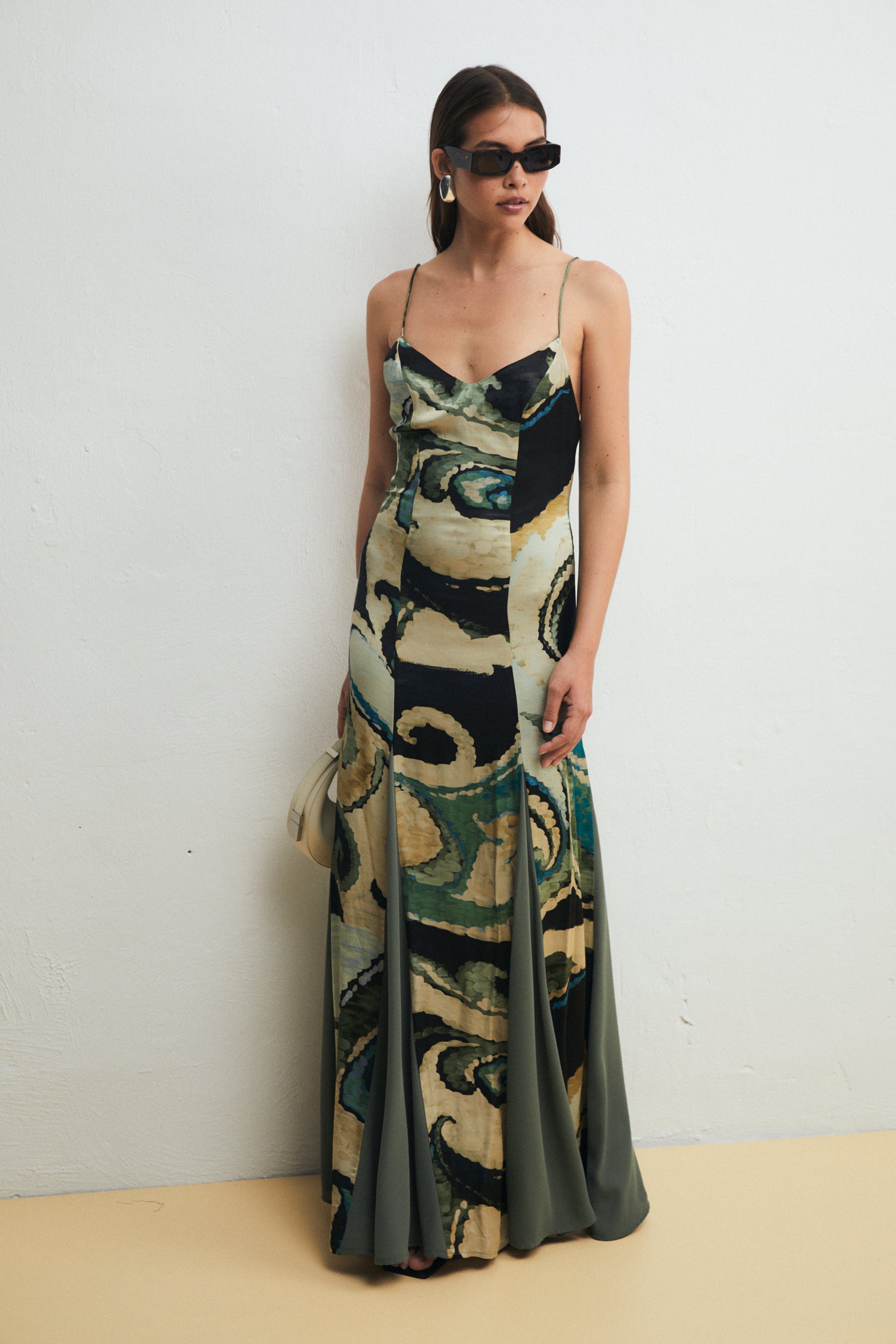Eira Dress, Seawaves Print