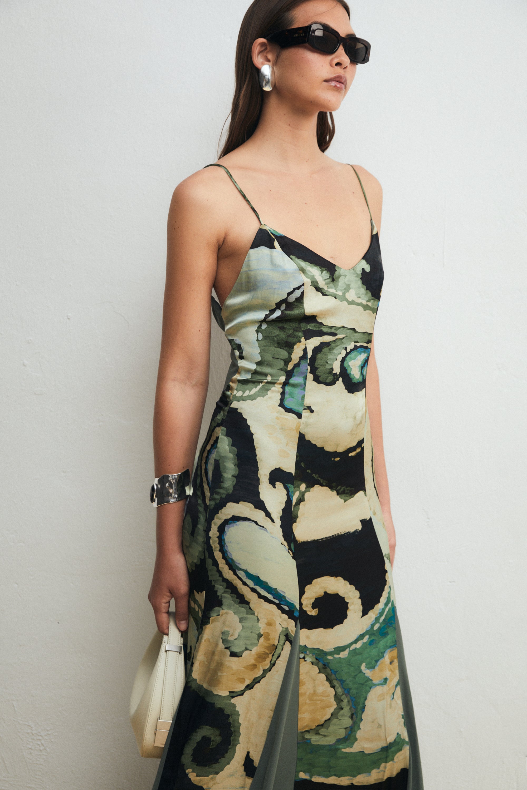Eira Dress, Seawaves Print