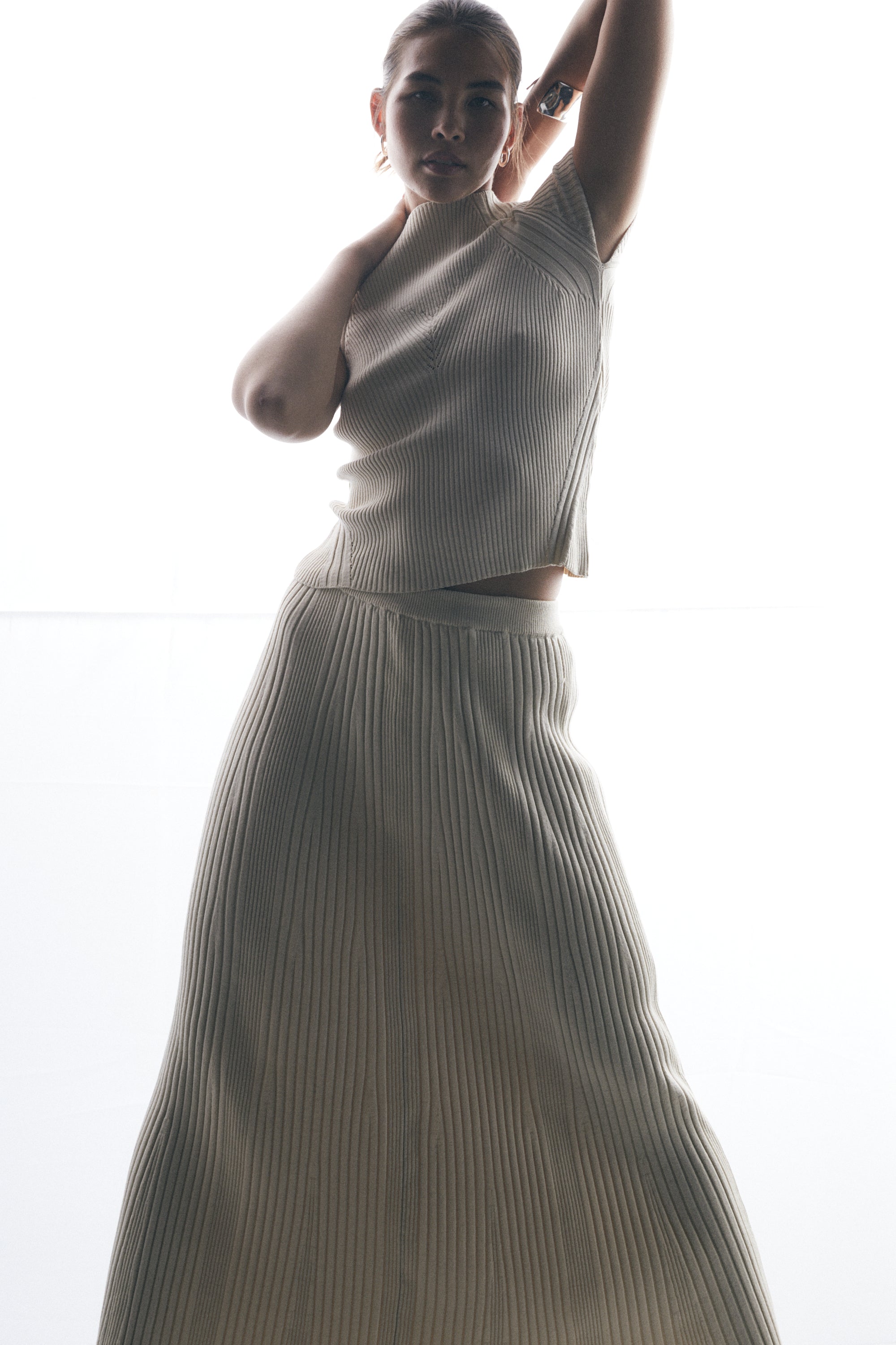 Cleo Skirt, Ecru