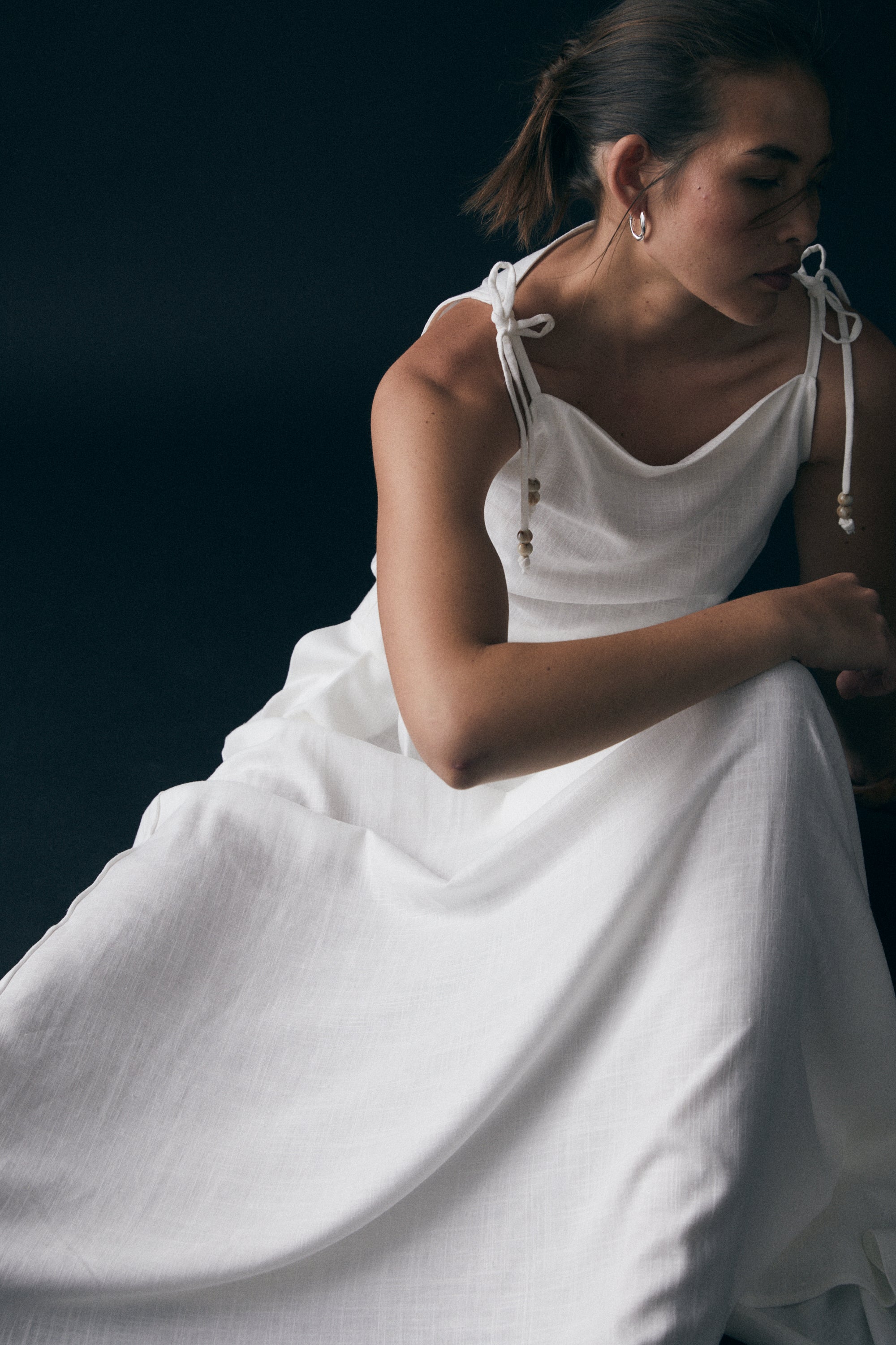 Lumi Top, White Linen