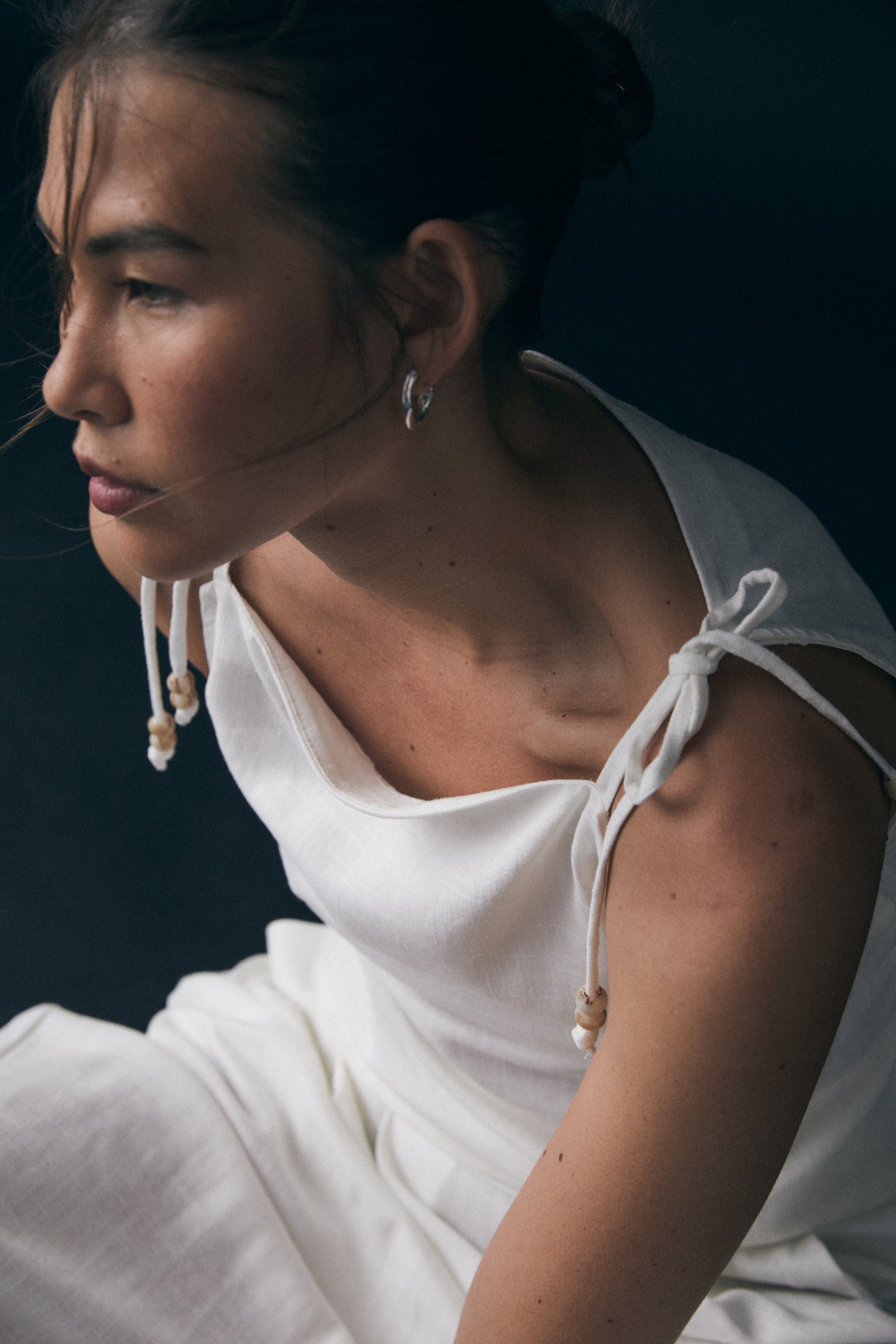 Lumi Top, White Linen