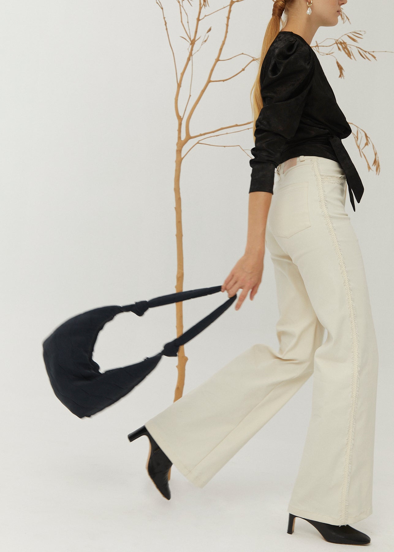 Eva Pants, Ecru