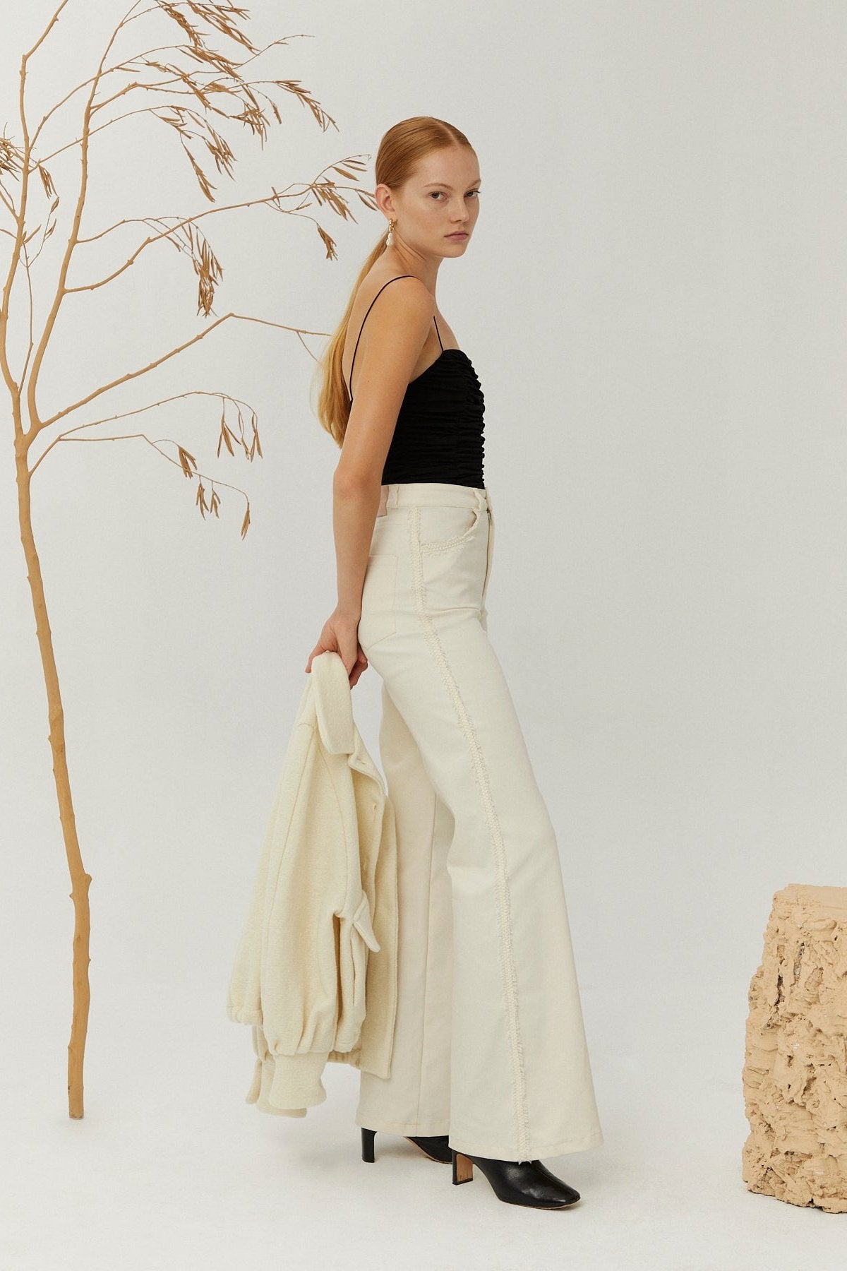 Eva Pants, Ecru
