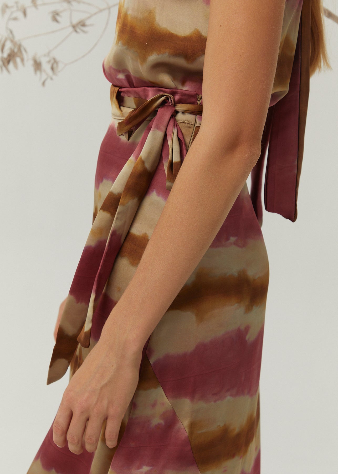 Pia Skirt, Stripes Print