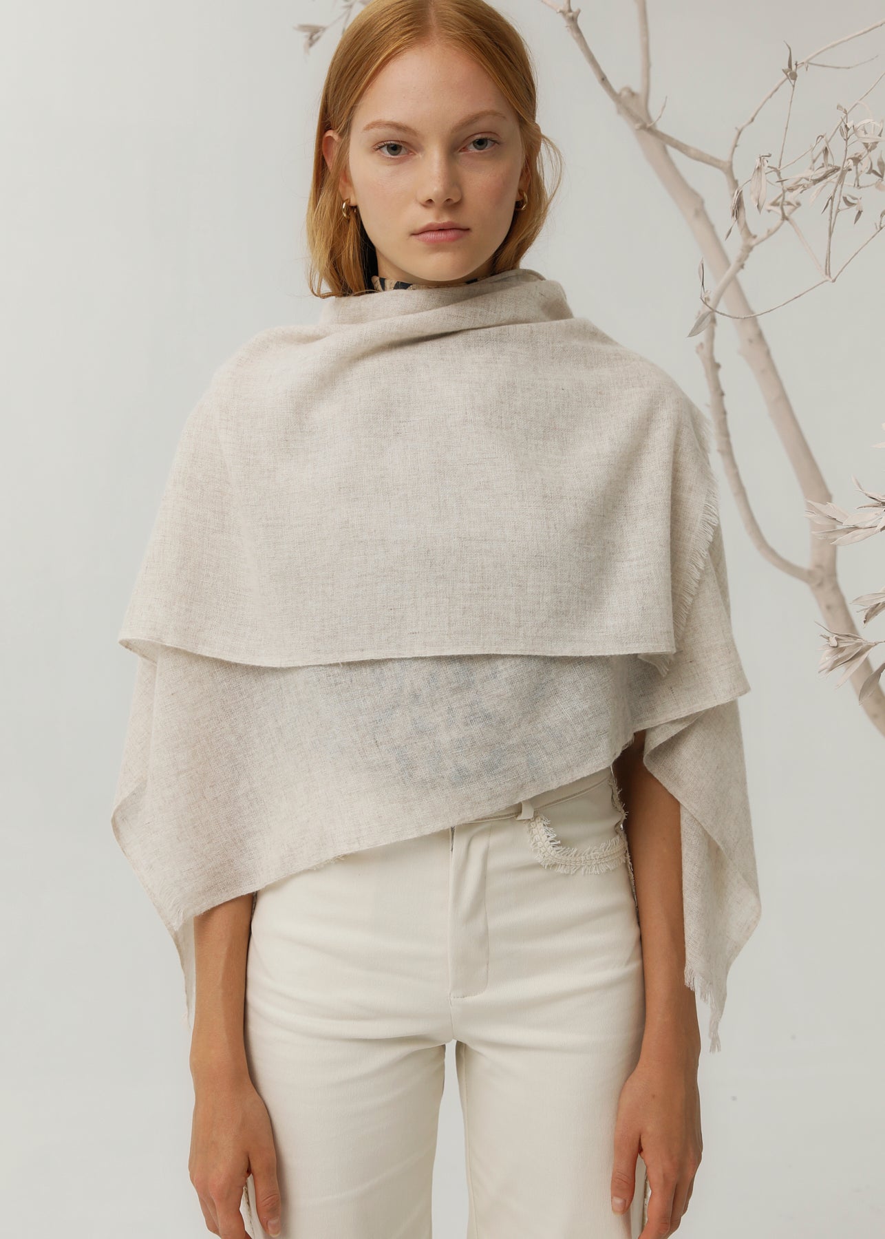 Nomad Shawl, Oatmeal