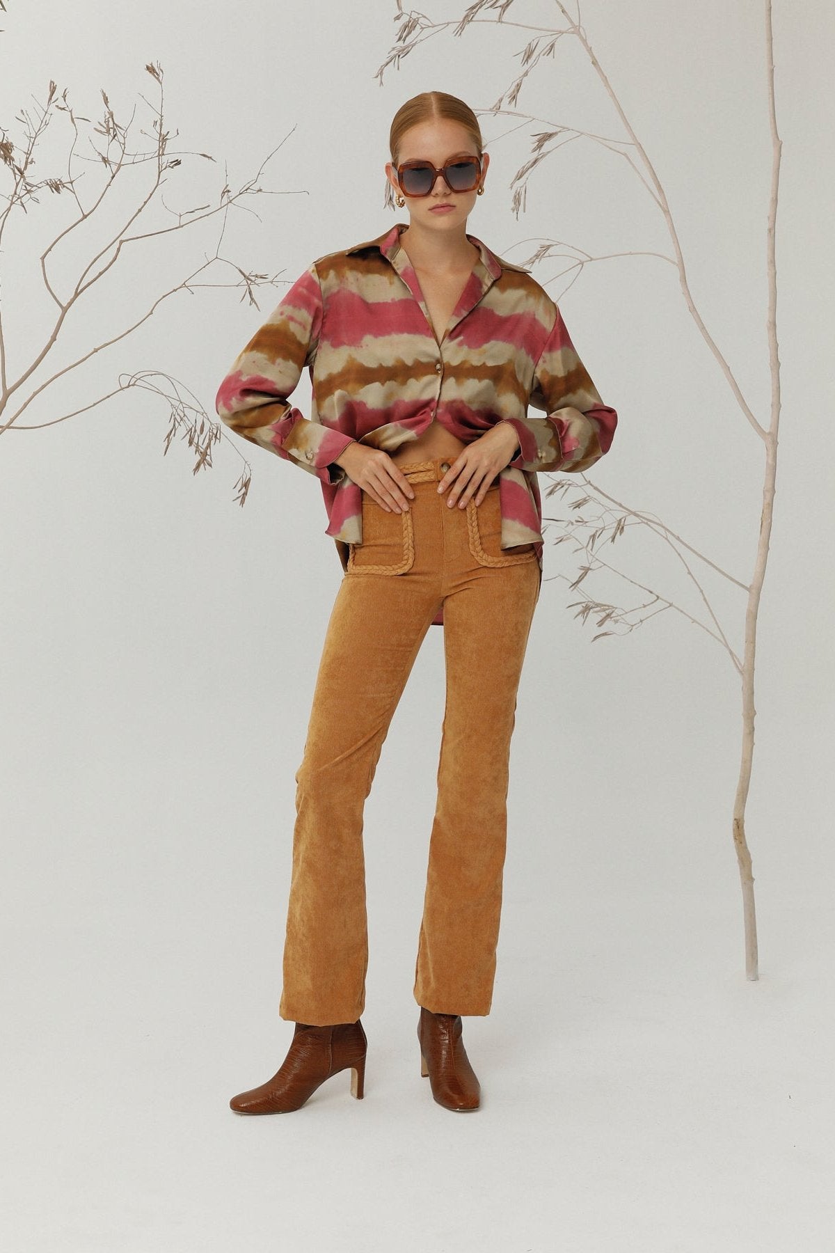 Nina Pants, Ocher Corduroy