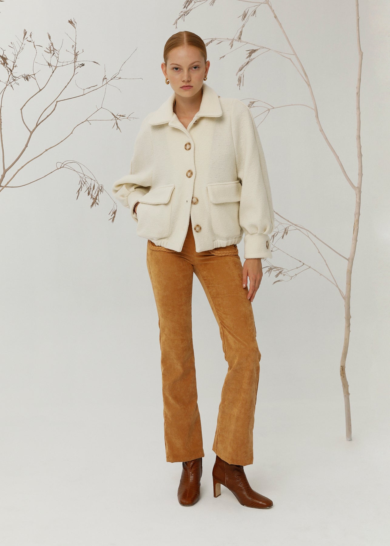 Nina Pants, Ocher Corduroy