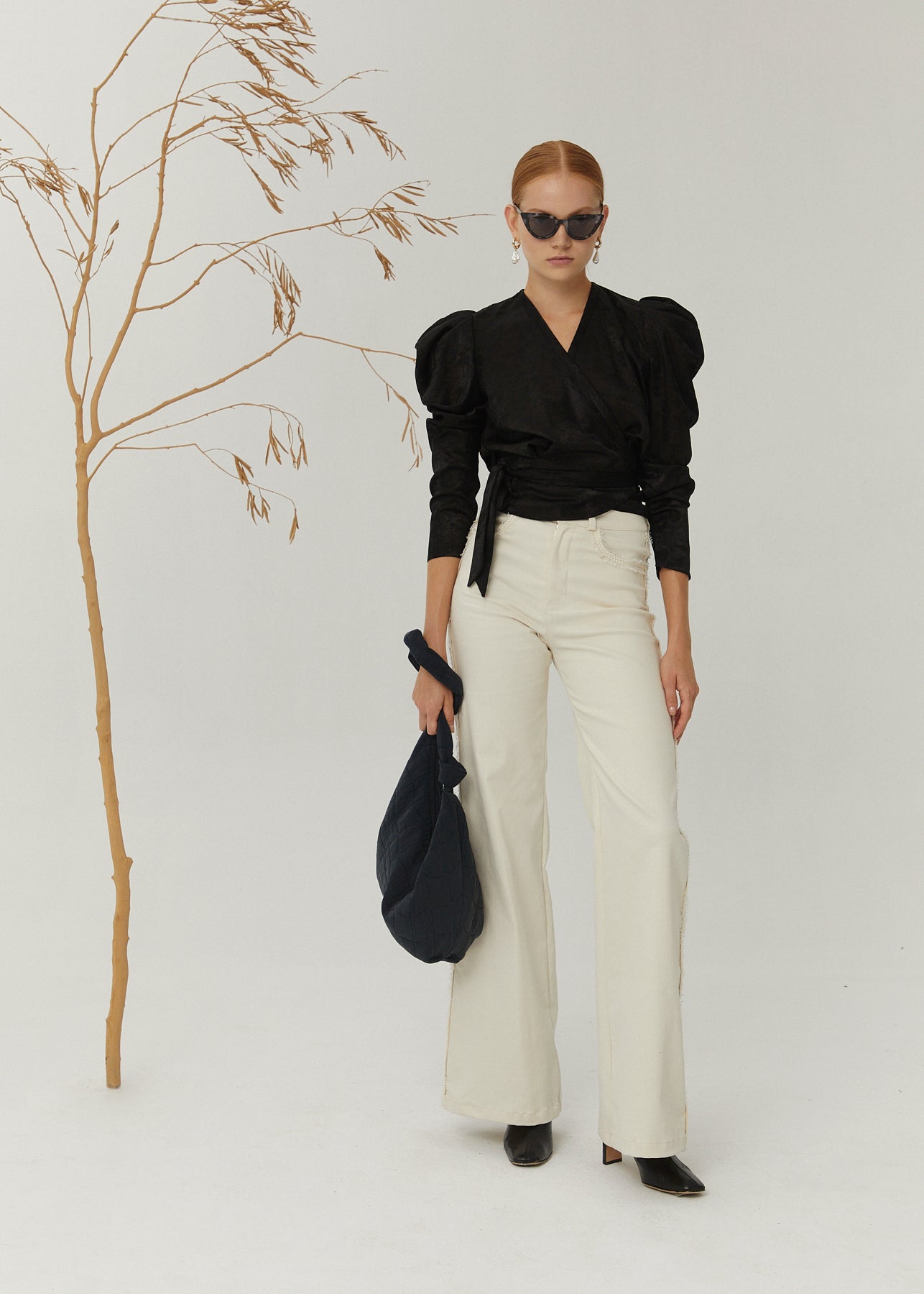 Eva Pants, Ecru