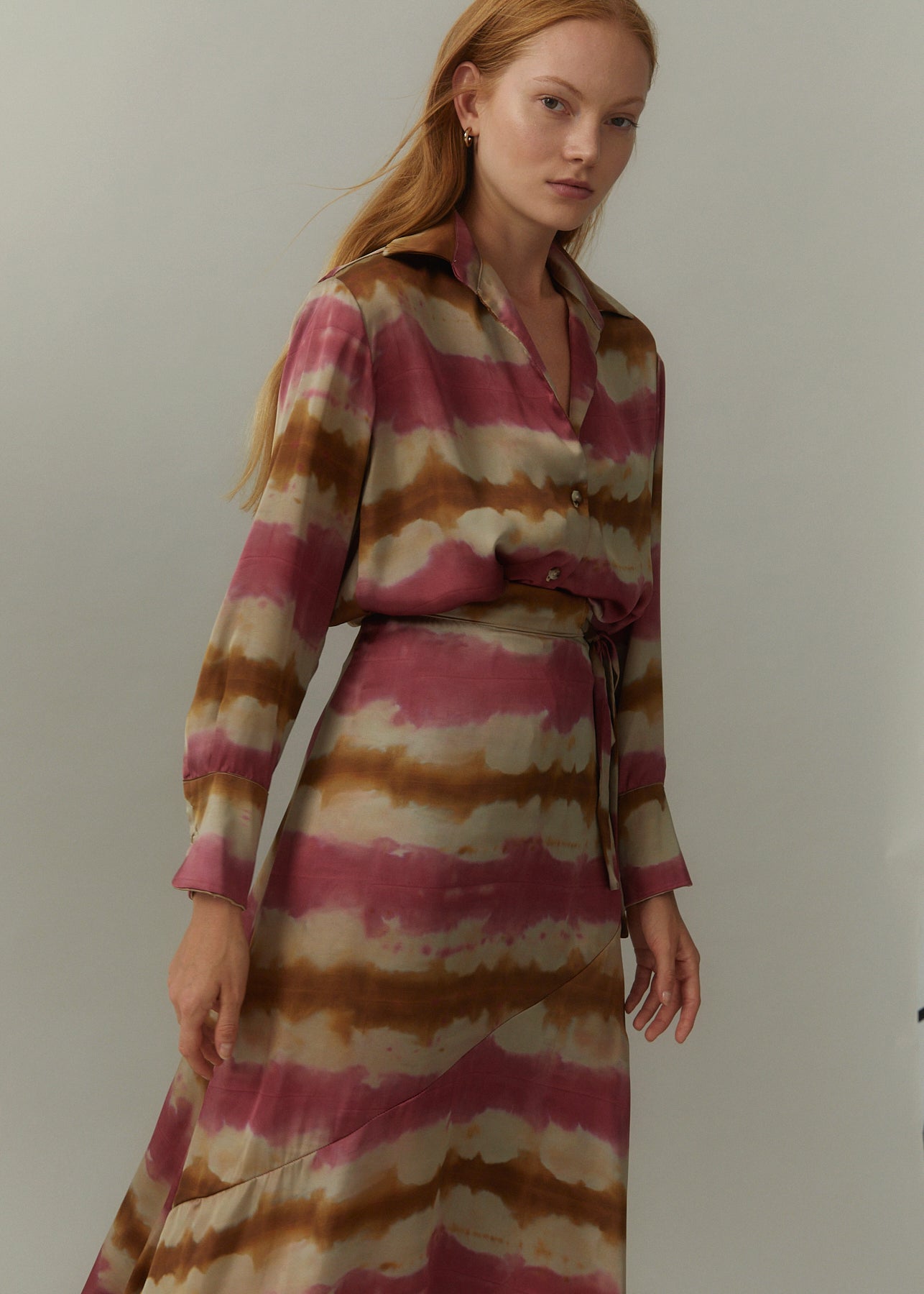 Pia Skirt, Stripes Print