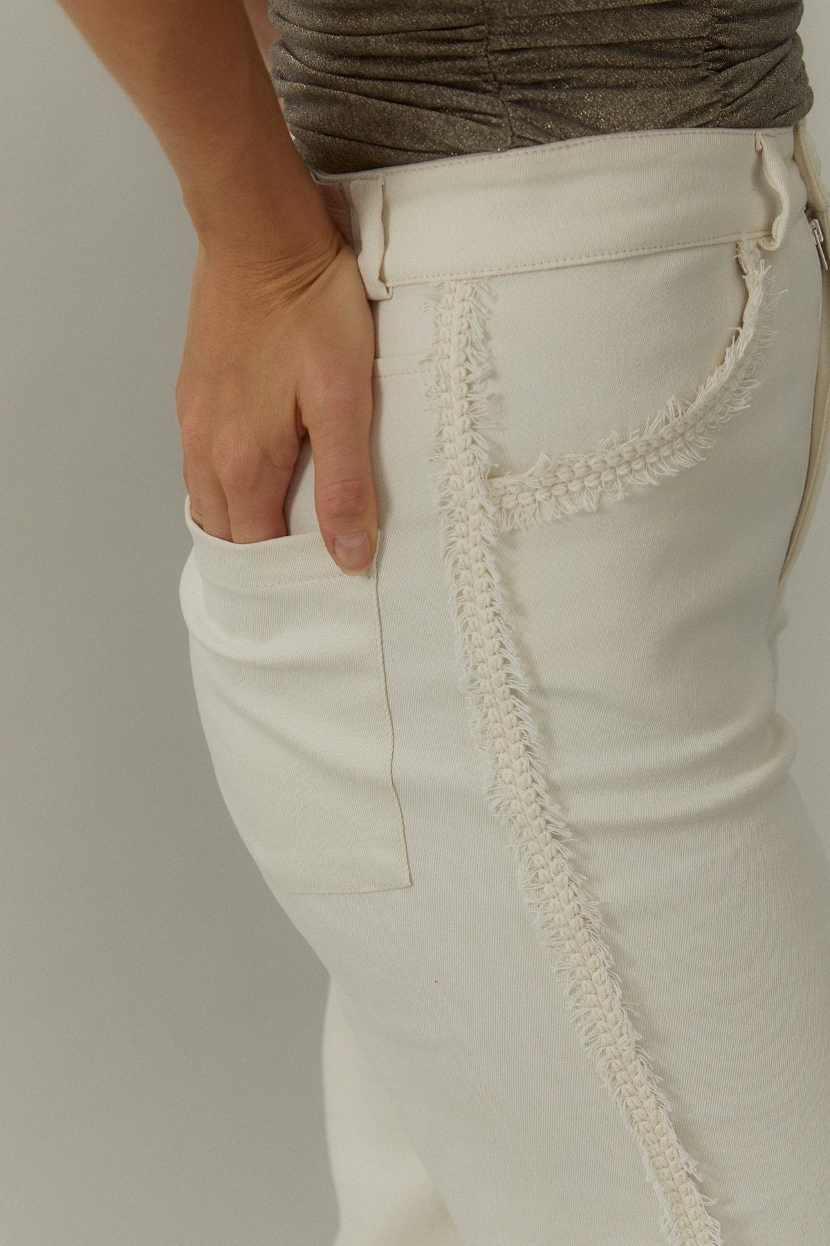 Eva Pants, Ecru