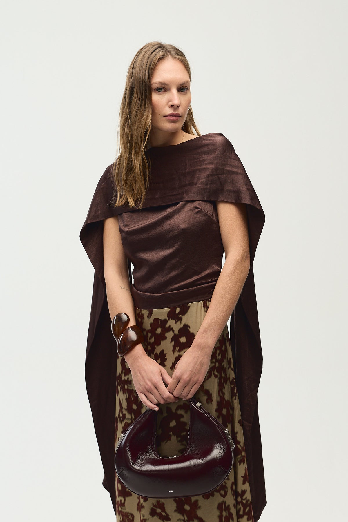 Delphine Dress, Ruby Print