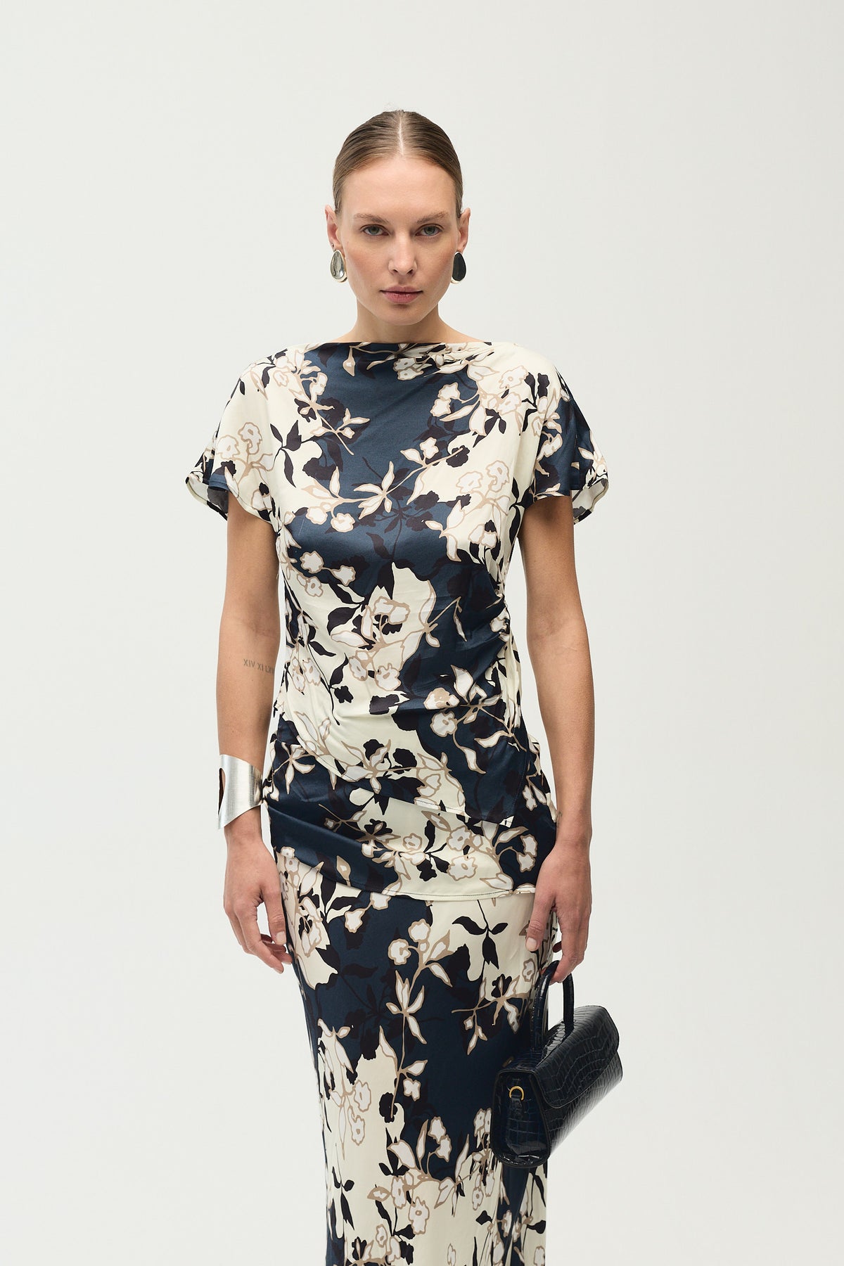 Camille Top, Bluebell Print