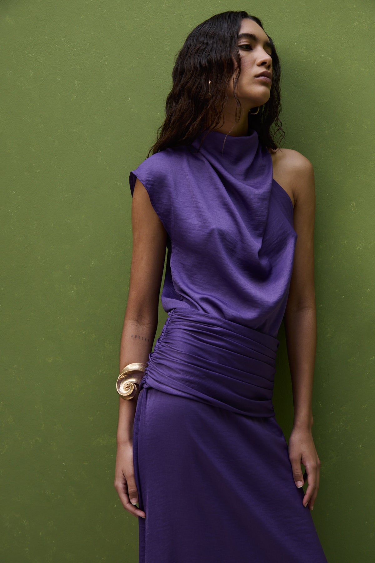 strapless open back dress Kenzel Top Transparent Tulle Sequin Beaded Evening Dress main image 1