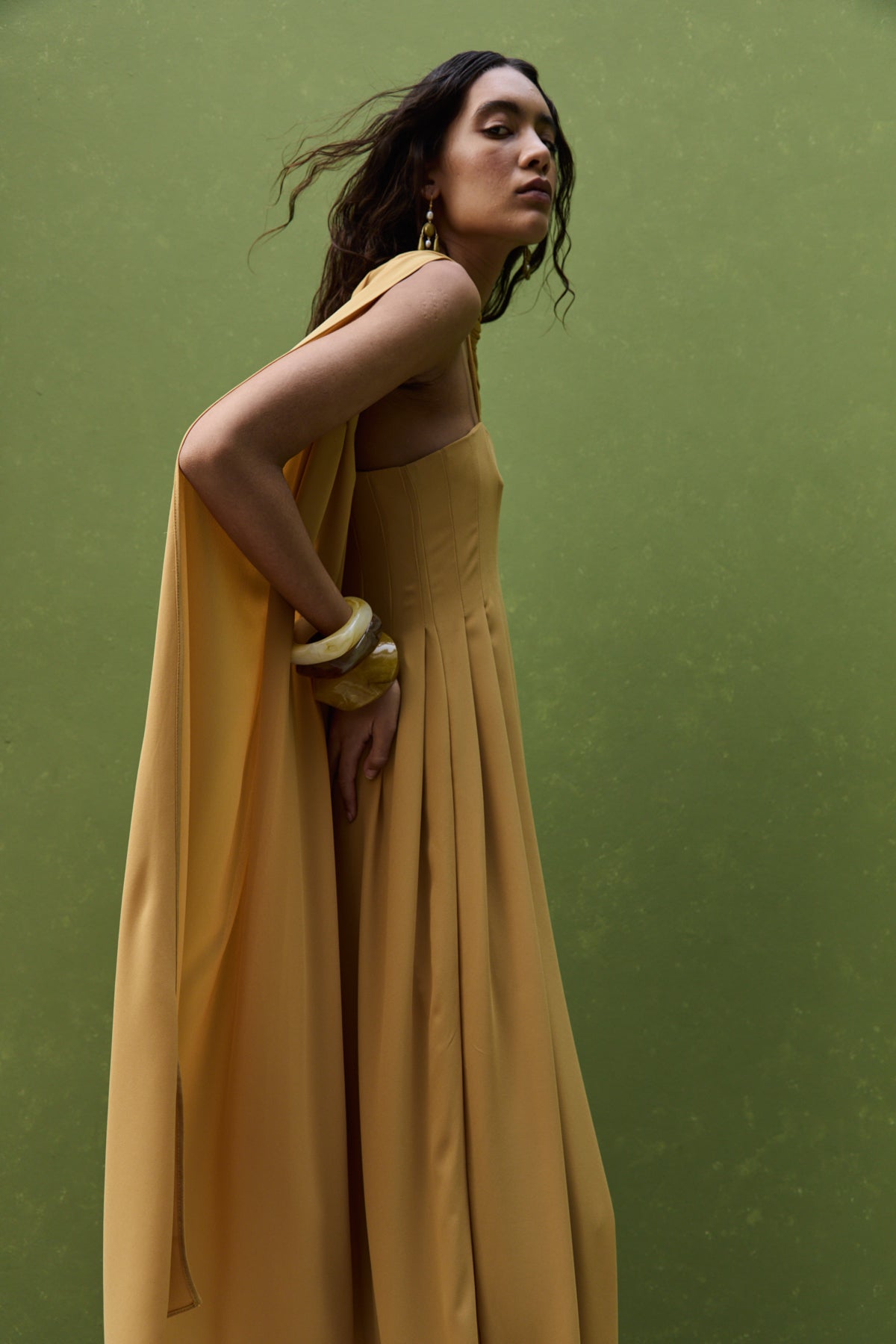 Brisa Shawl, Mustard