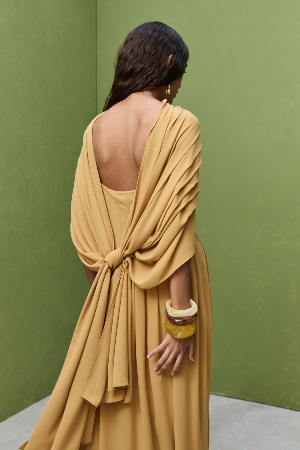 Brisa Shawl, Mustard