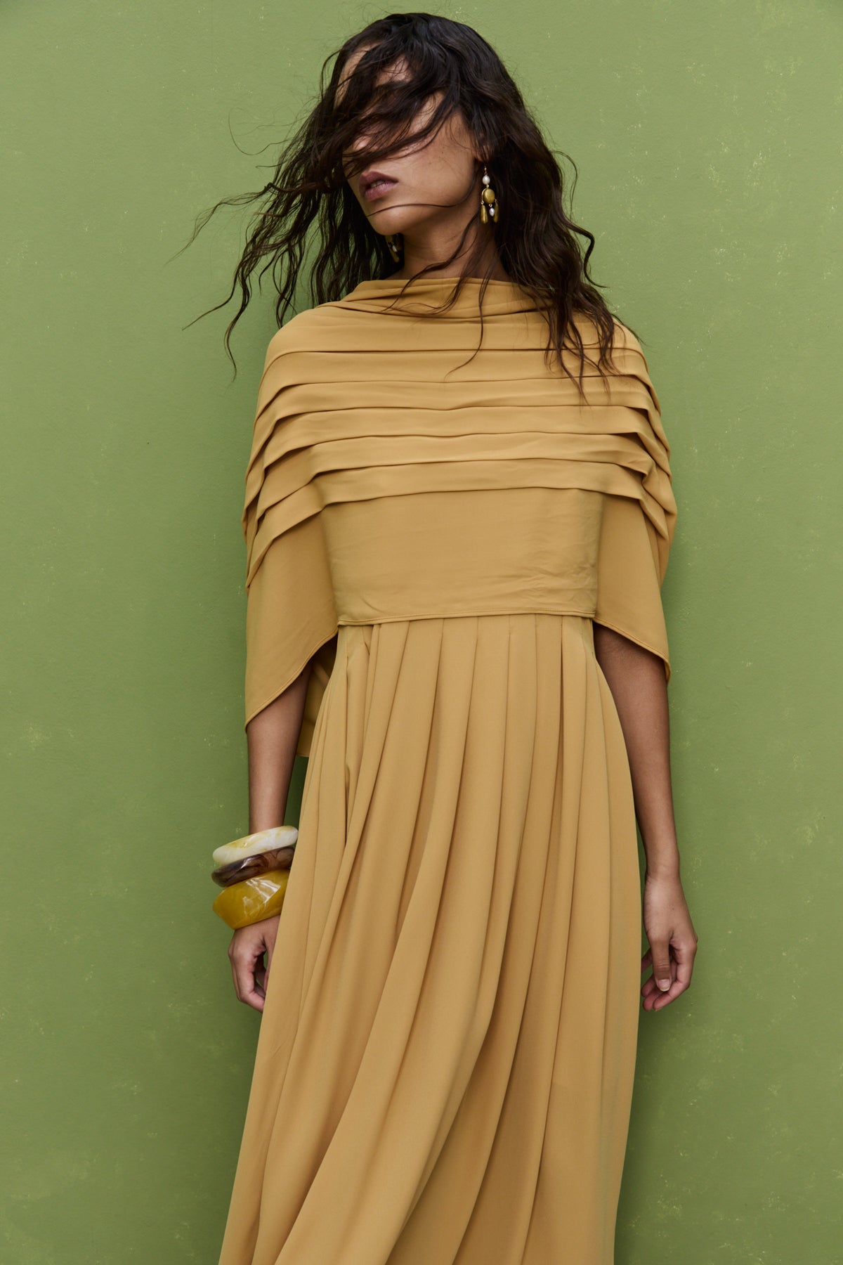 Brisa Shawl, Mustard