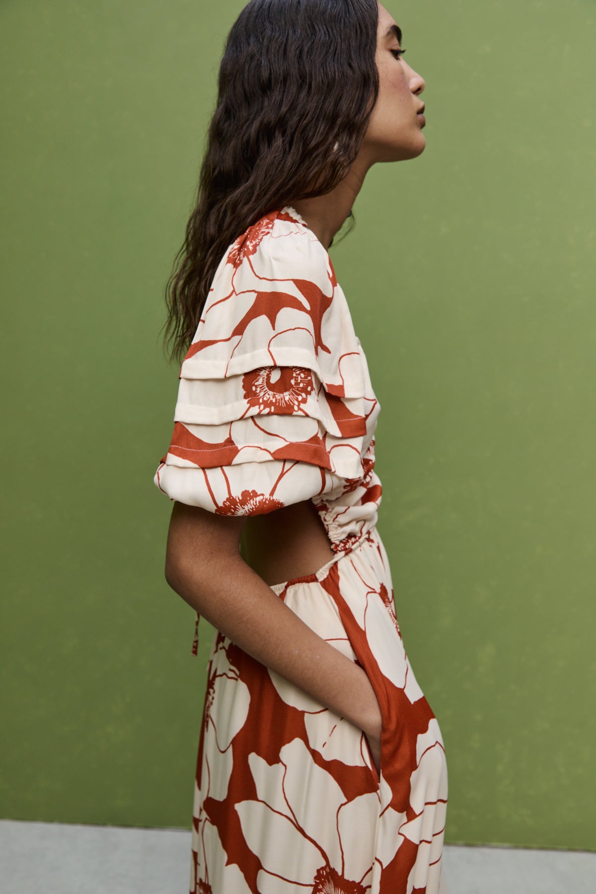 Morgan Dress, Maxi Flower