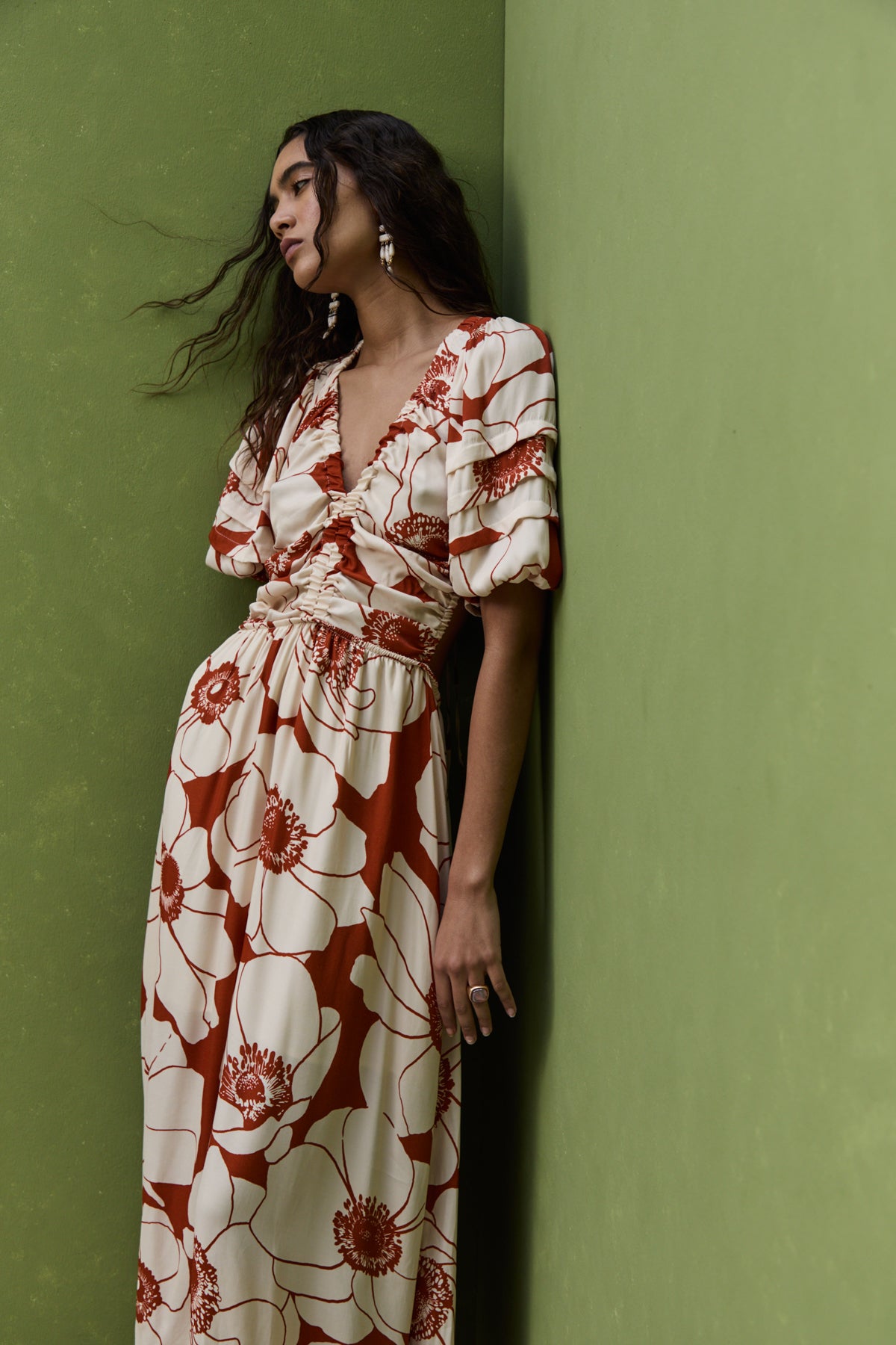 Morgan Dress, Maxi Flower