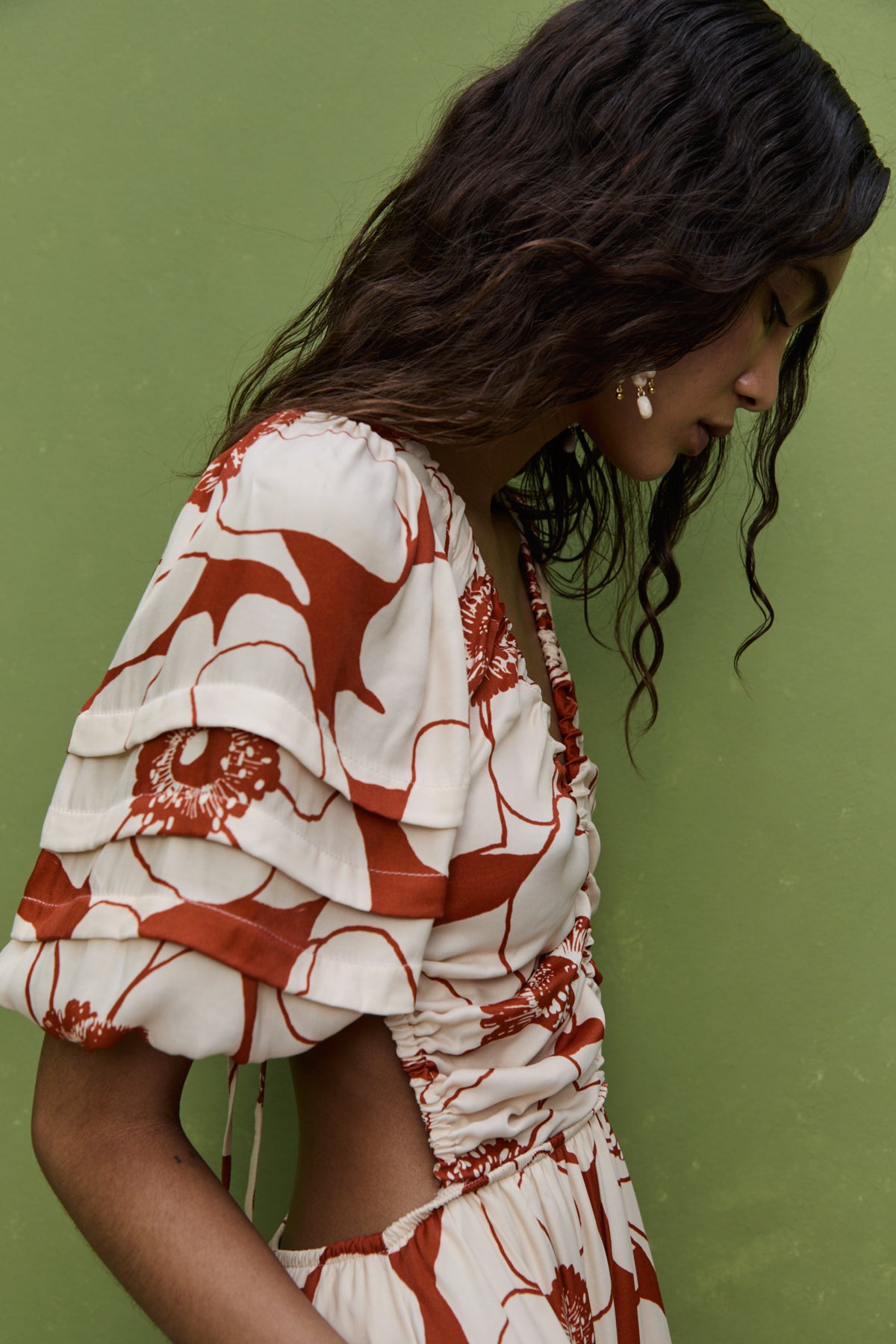 Morgan Dress, Maxi Flower