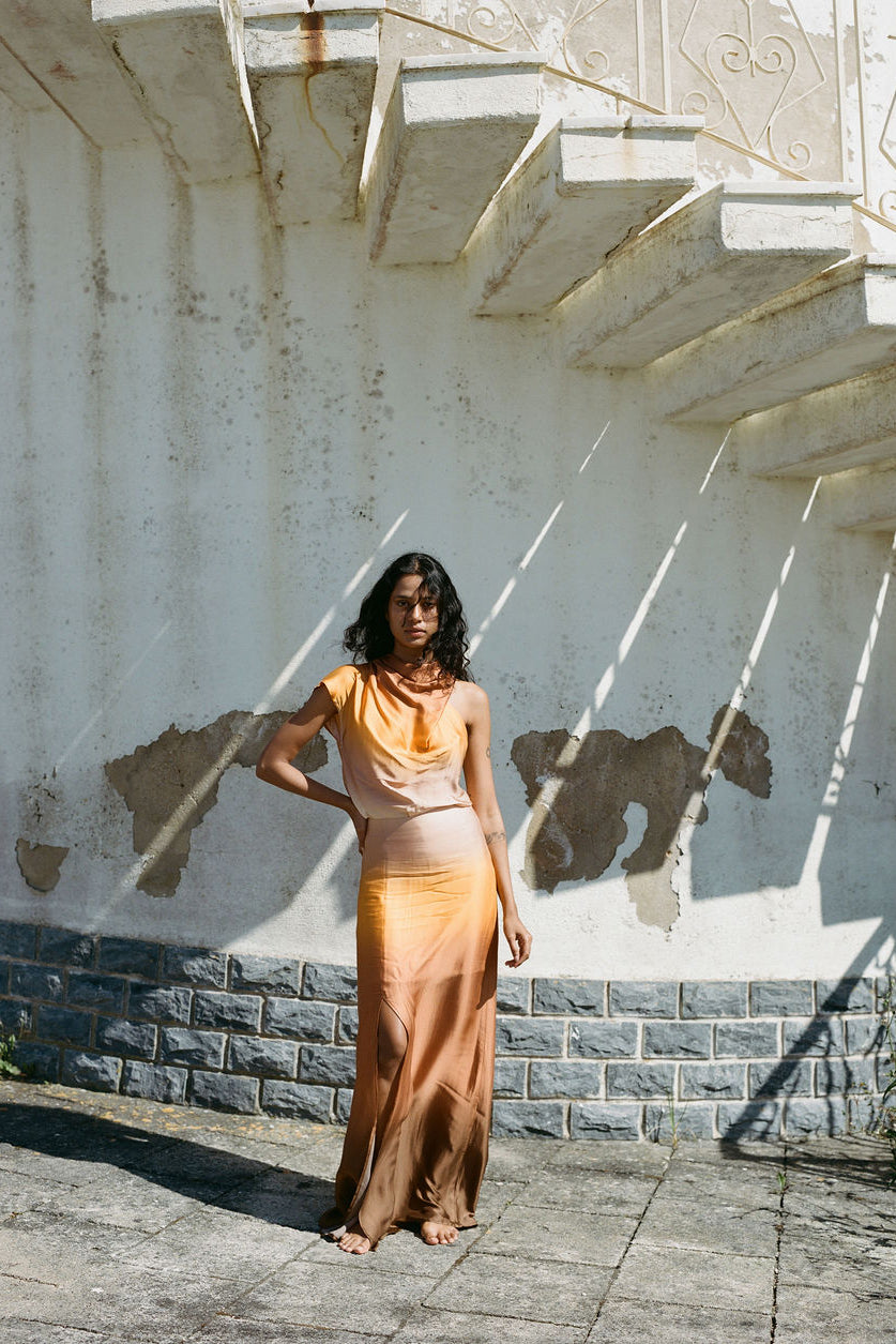 Capri Skirt, Sunset Print