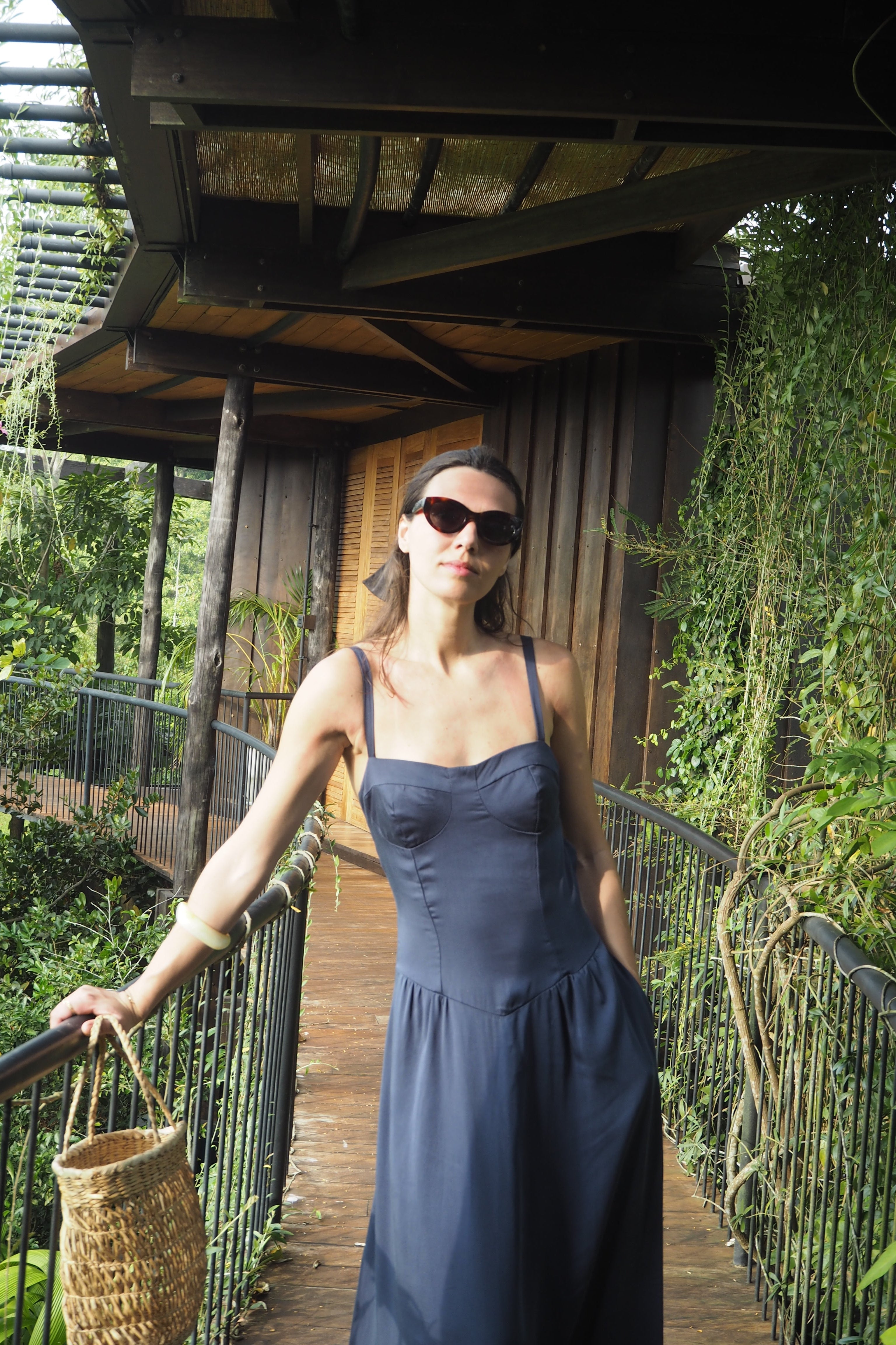 Nora Dress, Navy