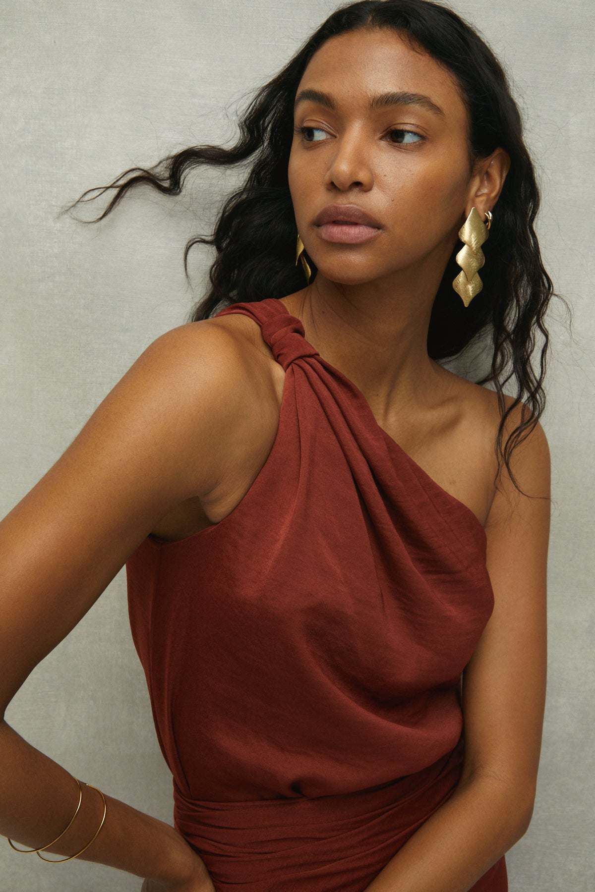 Chloé Top, Terracotta